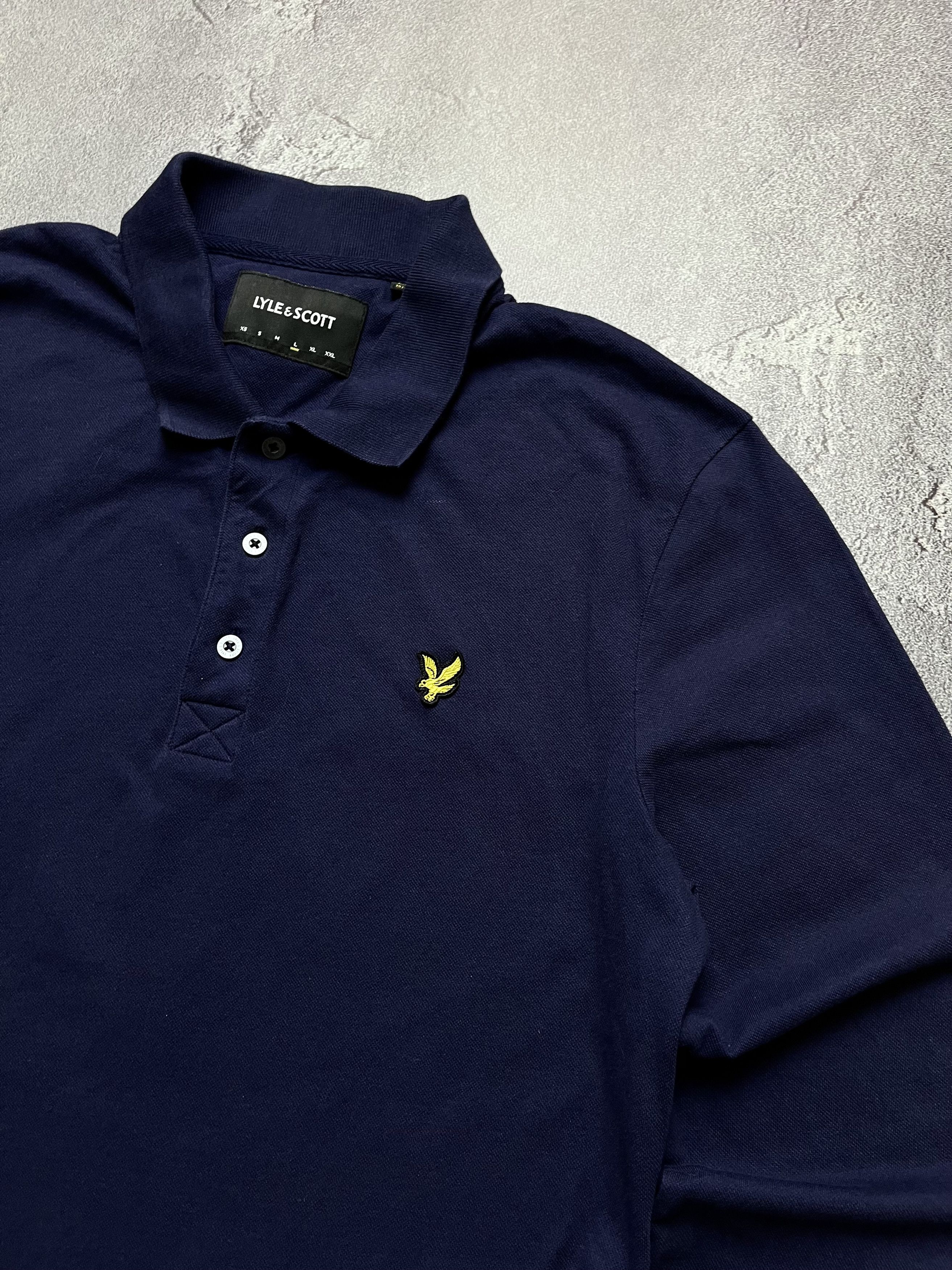 Lyle & Scott Vintage Long Sleeve Lyle Scott Big Logo Casual Striped Size US L / EU 52-54 / 3 - 2 Thumbnail