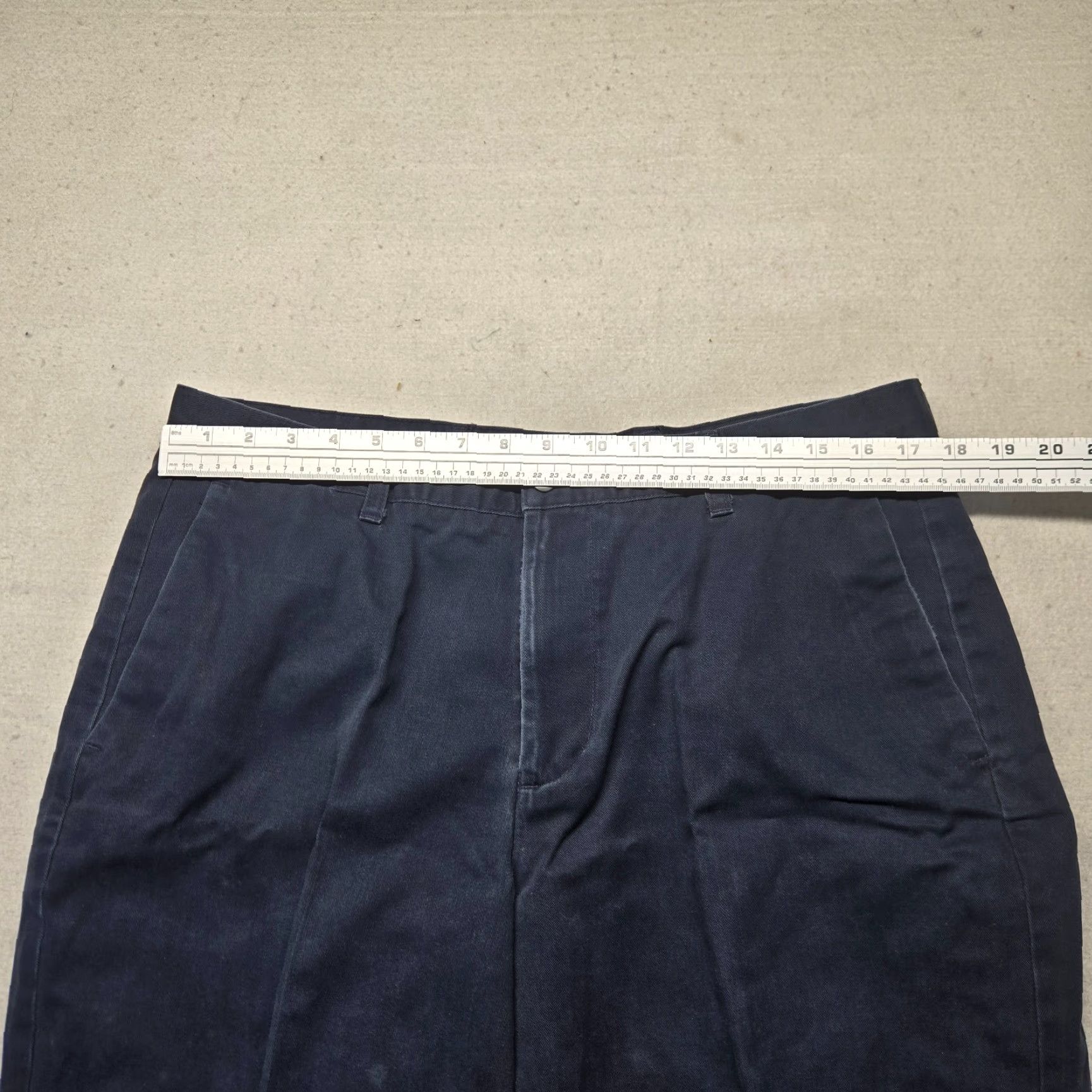 Dockers DOCKERS Khaki Pants Straight Fit Navy Blue Adult Men's 38x30 Regular Flat Front Comfort Workwear Size US 38 / EU 54 - 5 Thumbnail