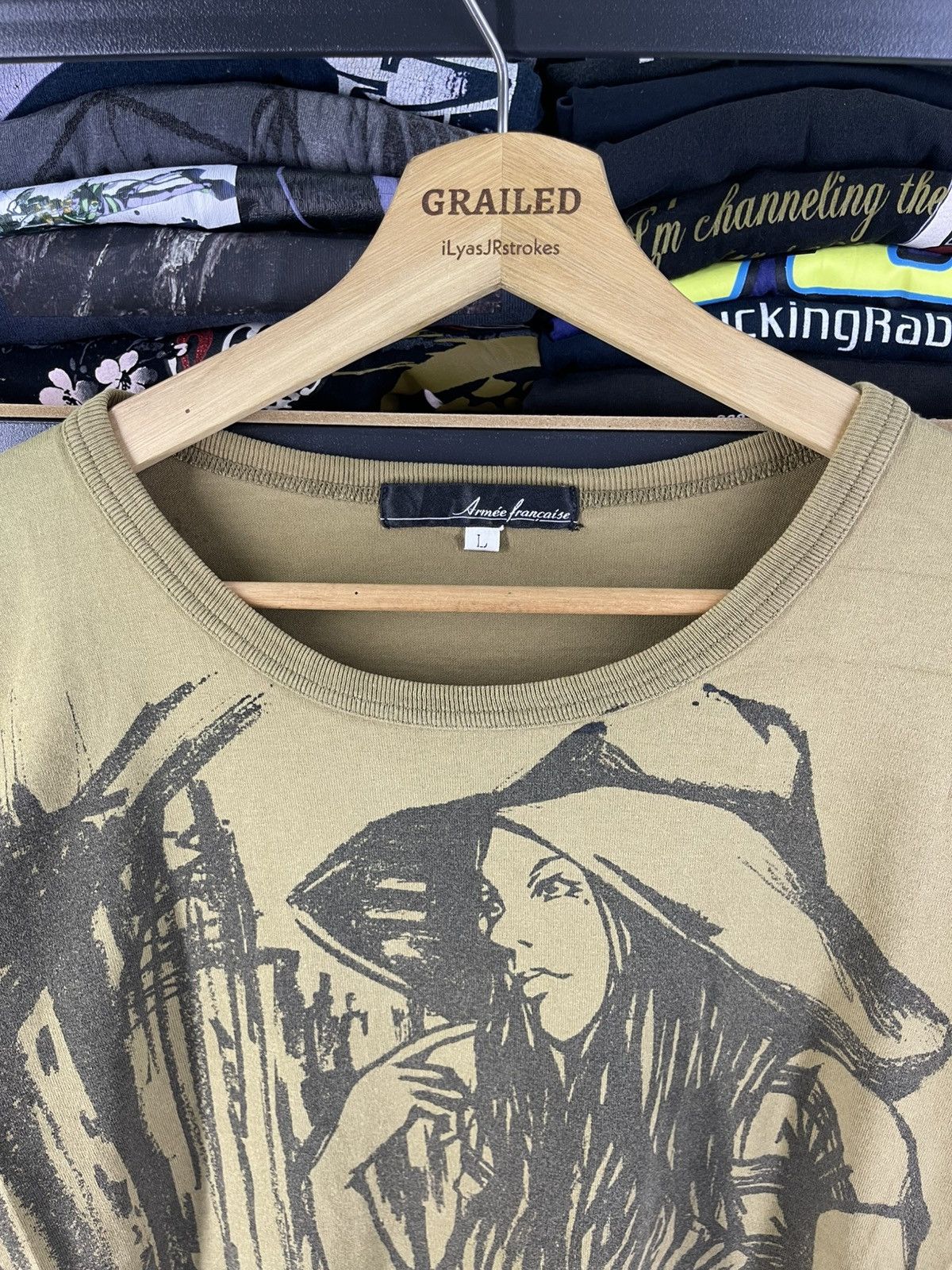 Japanese Brand Vintage Armee Francaise Hysteric Glamour Shirt Tee Size US L / EU 52-54 / 3 - 18 Thumbnail
