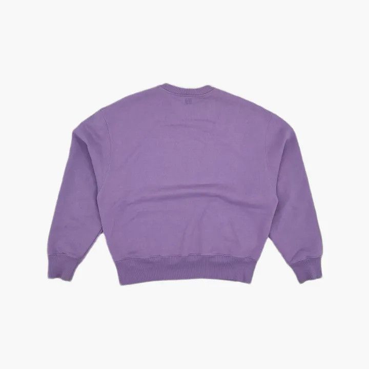 AMI AMIPARIS SS21 Purple Logo Embroidered Sweatshirt -2507 Size US M / EU 48-50 / 2 - 1 Thumbnail