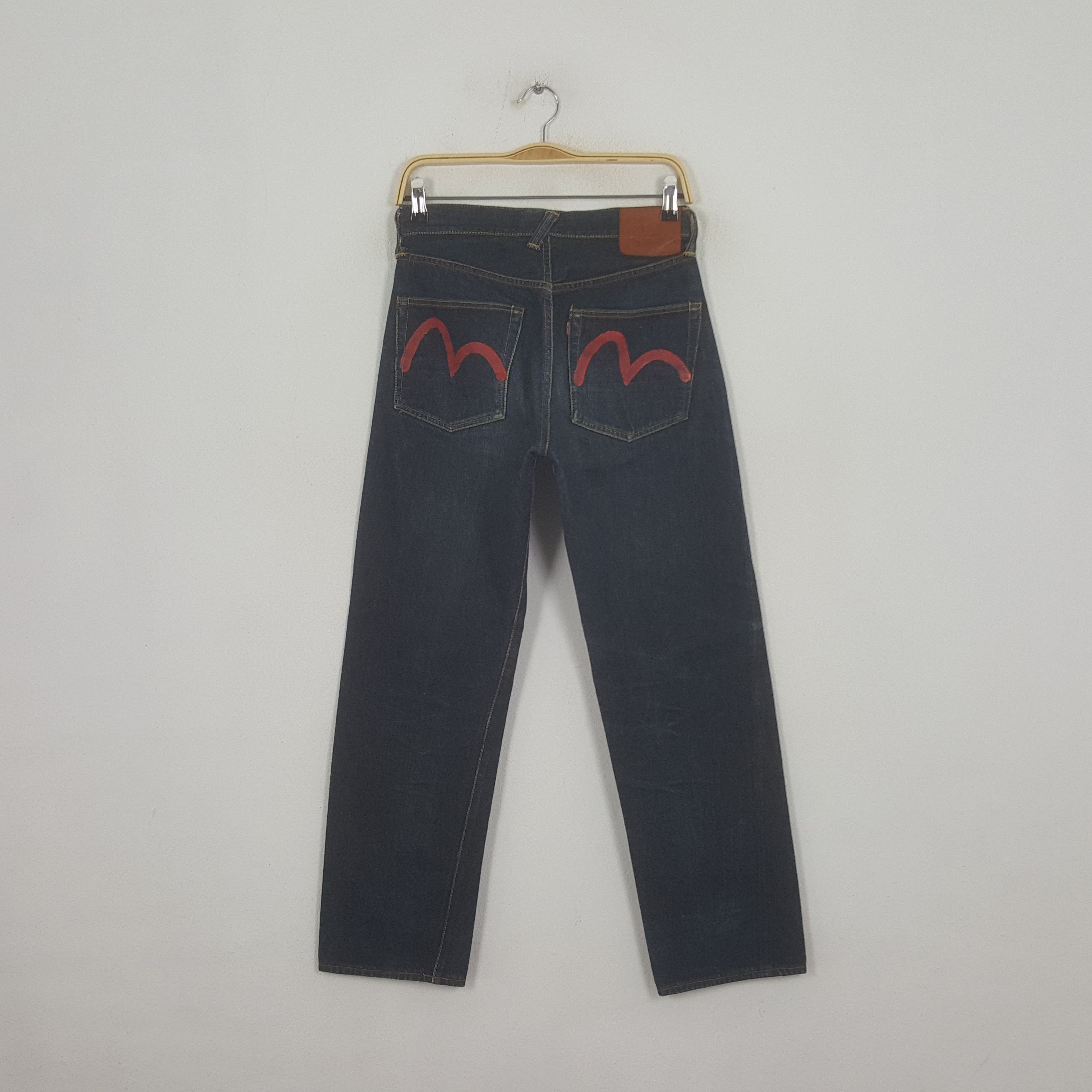 Evisu × Japanese Brand × Vintage Vintage Evisu Japanese Brand Daicock Custom Art Denim Jeans Size US 27 - 4 Thumbnail