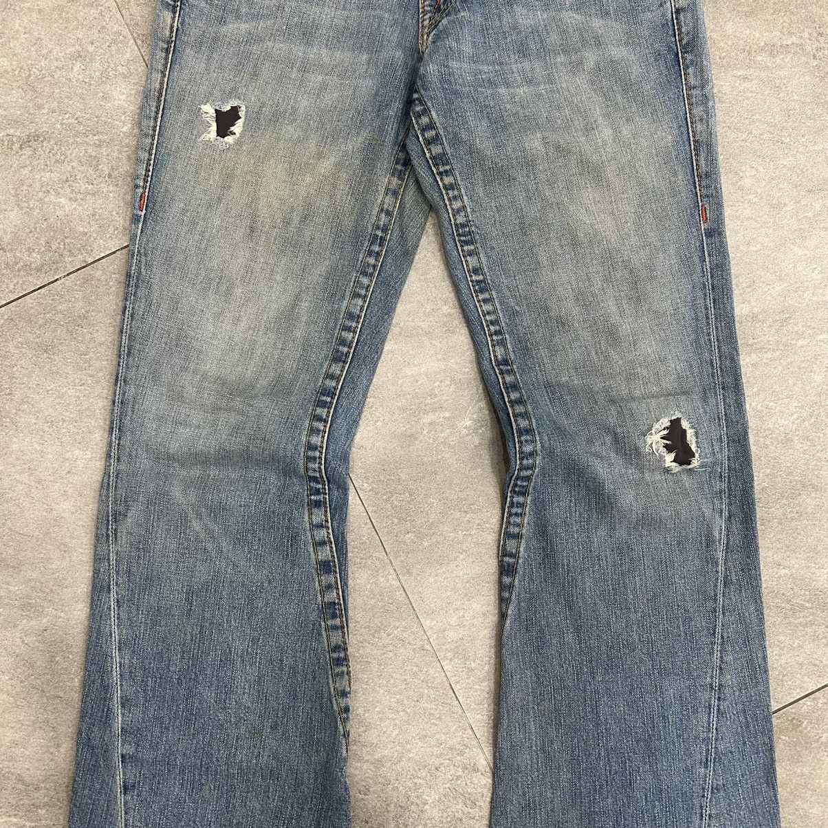 True Religion Vintage 90s True Religion Joey Flared Denim Size US 33 - 13 Thumbnail