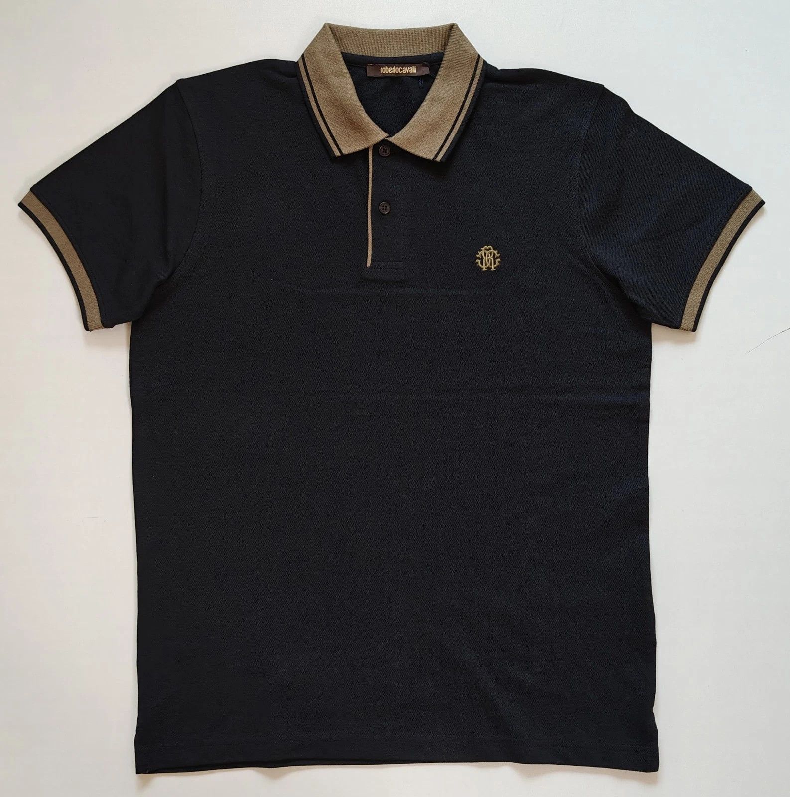 Roberto Cavalli Robert Cavalli RC Monogram-Embroidered Polo Shirt T / 6009 Size US L / EU 52-54 / 3 - 2 Thumbnail