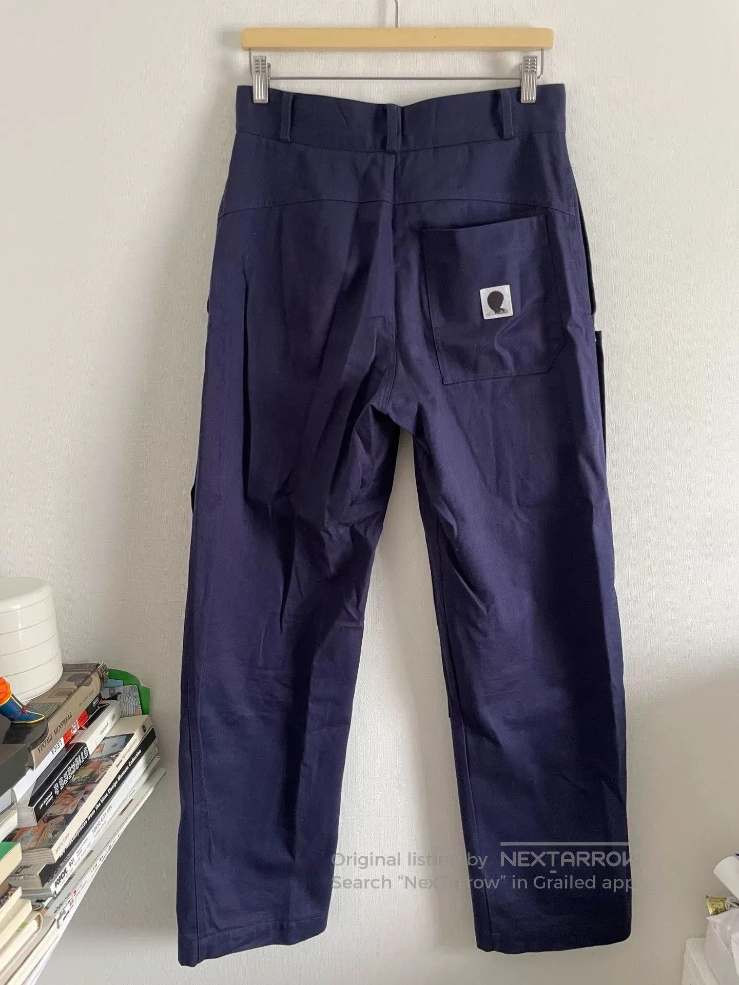 SPENCER BADU Spencer Badu Dark Blue Cargo Pants. Size US 32 / EU 48 - 2 Thumbnail