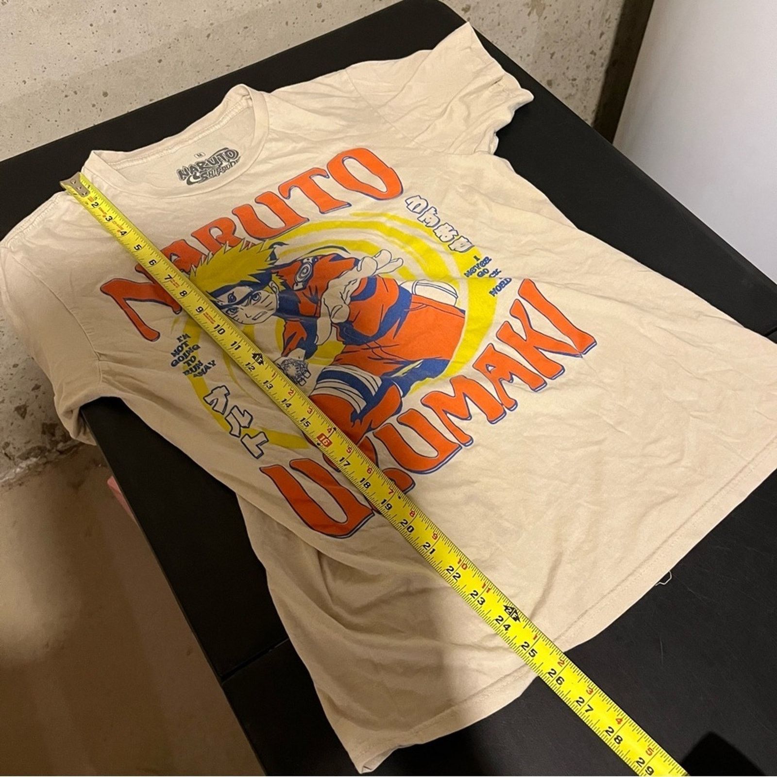 Ripple Junction Naruto Shippuden Naruto Uzumaki Anime Beige T-Shirt Size M Size US M / EU 48-50 / 2 - 5 Thumbnail