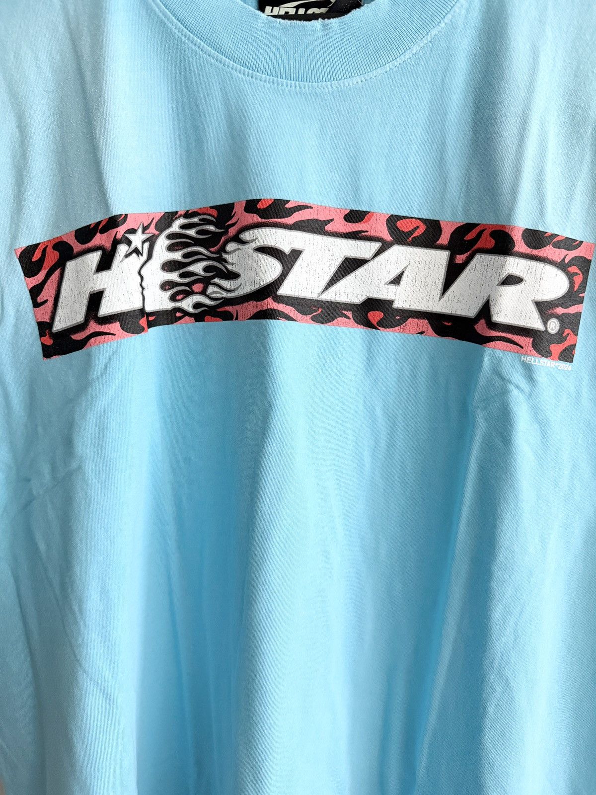 HELLSTAR STEAL! HELLSTAR Box Logo Blue Tee Size US M / EU 48-50 / 2 - 3 Thumbnail