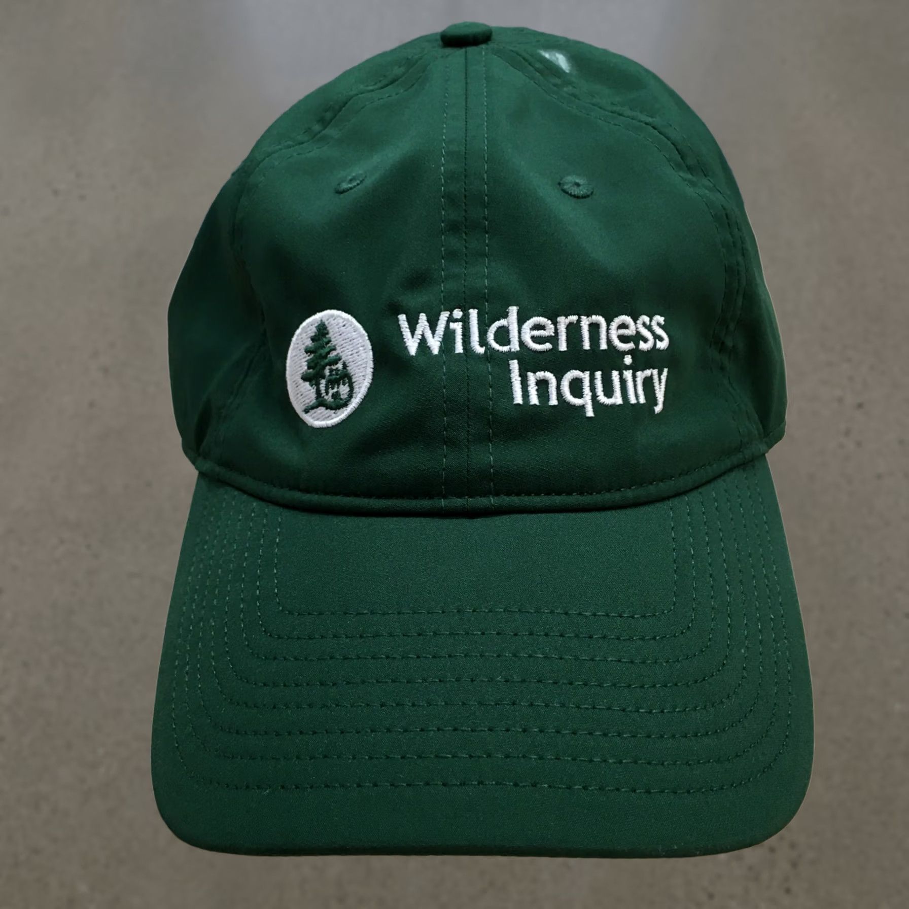 Vintage Wilderness inquiry The Game Baseball Cap Hat Mens One Size Green Adjustable Embroidered Size ONE SIZE - 1 Thumbnail