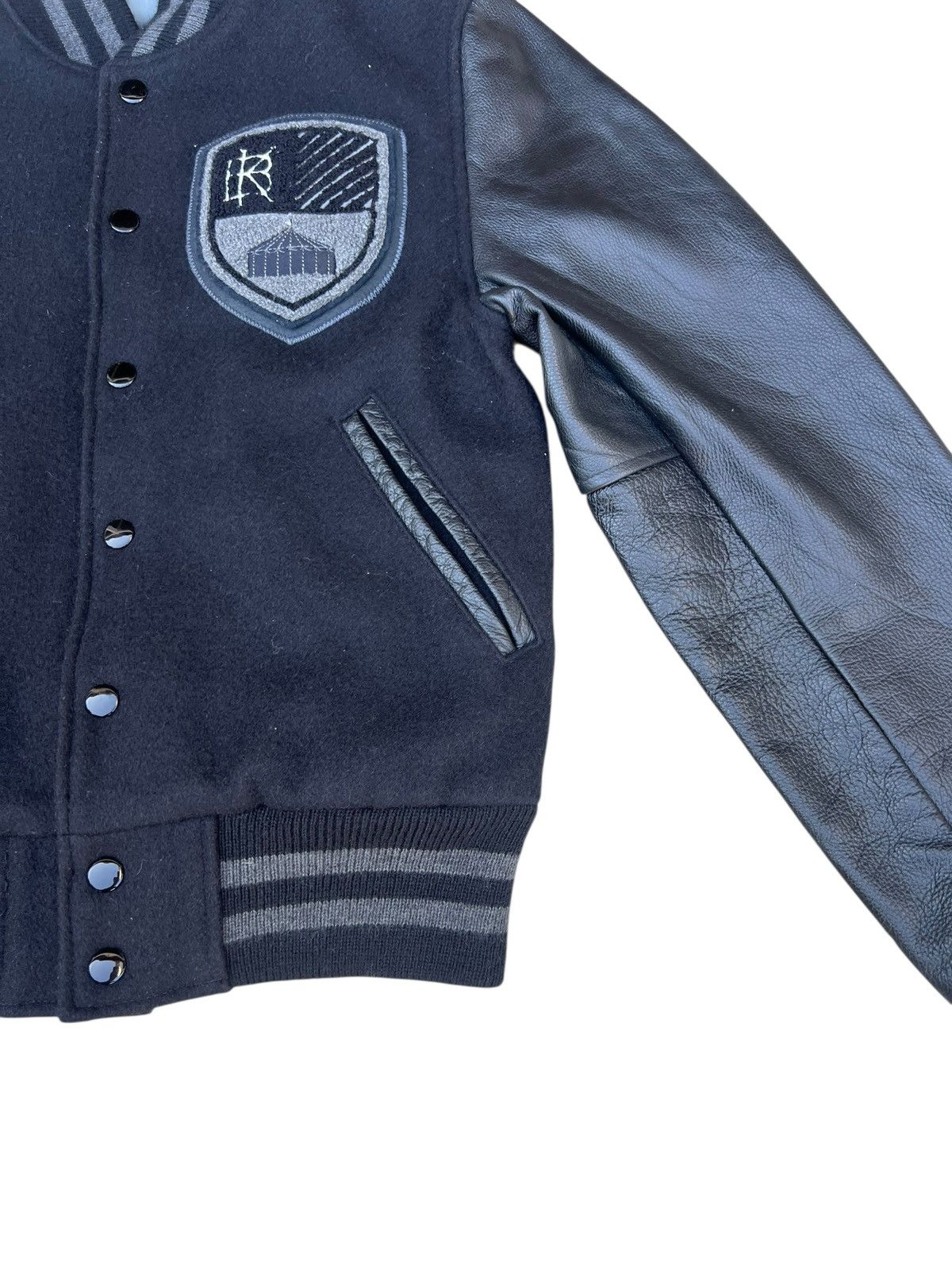 The Brooklyn Circus 2013 The Brooklyn Circus Leather Sleeve Varsity Jacket Size US XS / EU 42 / 0 - 11 Thumbnail