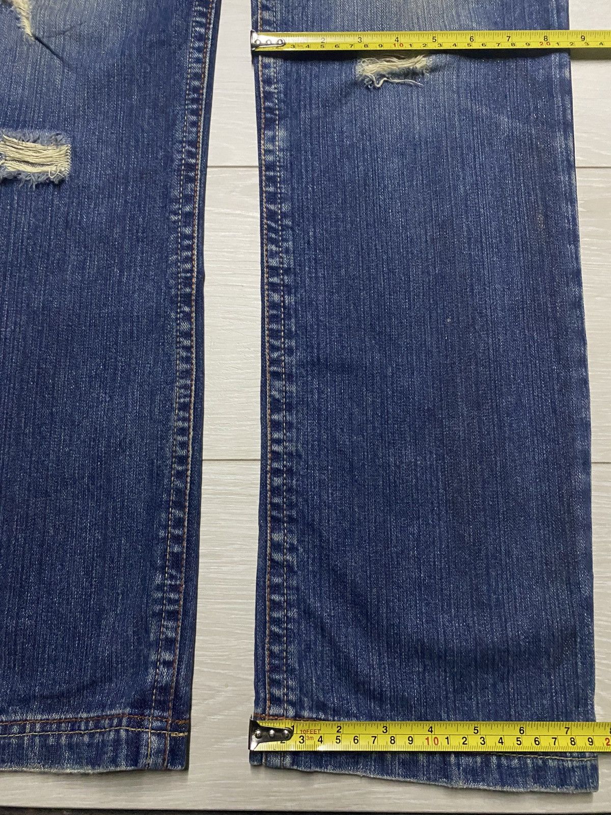 Raw State Raw Limited Edition Denim Distressed Slim Fit Jeans Size US 35 - 17 Thumbnail