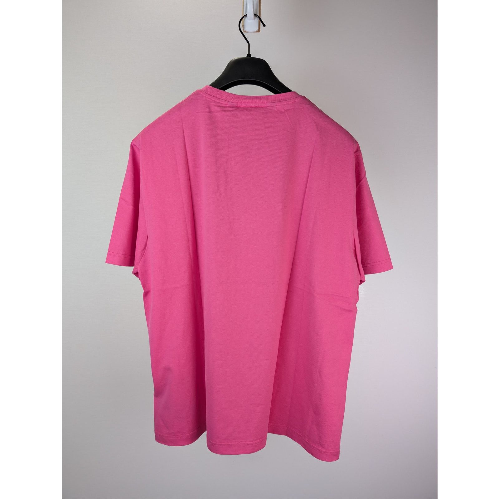 Palm Angels o1rshd1 Embroidered Logo Slim T-Shirt in Fuchsia Pink/Black Size US XL / EU 56 / 4 - 9 Thumbnail