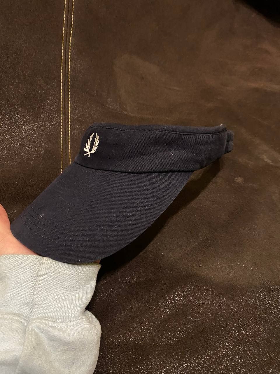 Fred Perry Cap logo Y2K Hats Fred Perry streetwear Tennis Visor Size ONE SIZE - 3 Thumbnail