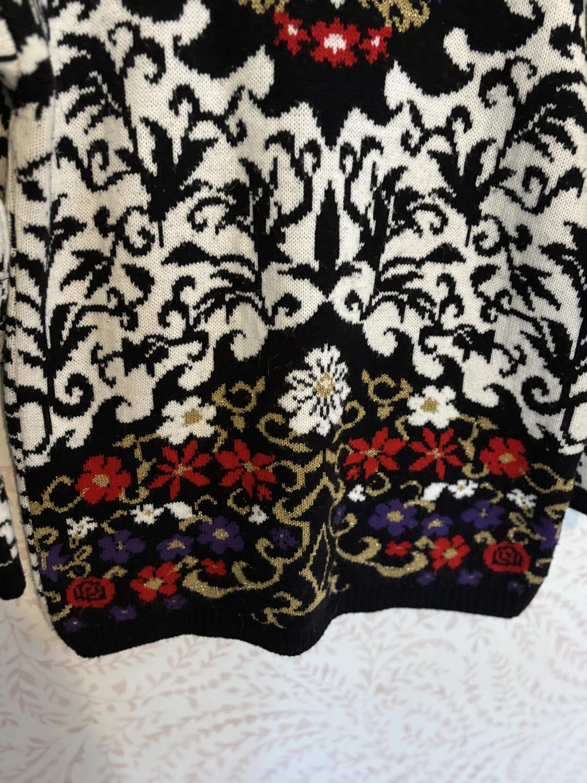 Unknown London Vintage 80's Pointsettia Ugly Christmas Sweater XL Size XL / US 12-14 / IT 48-50 - 2 Thumbnail