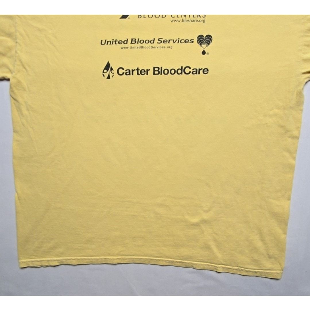 Vintage Vintage Mash Bash Blood Drive Shirt Yellow XL Charity Tee Size US XL / EU 56 / 4 - 7 Thumbnail