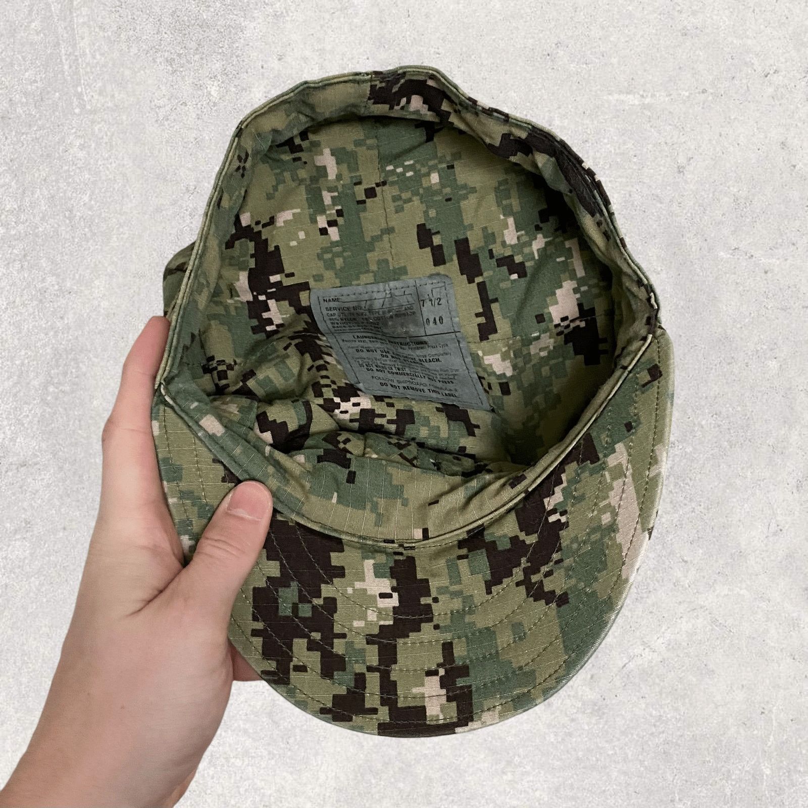 Vintage Vintage Y2K US Marines Digital Camo Hat 7 1/2 Embroidered Size ONE SIZE - 6 Thumbnail