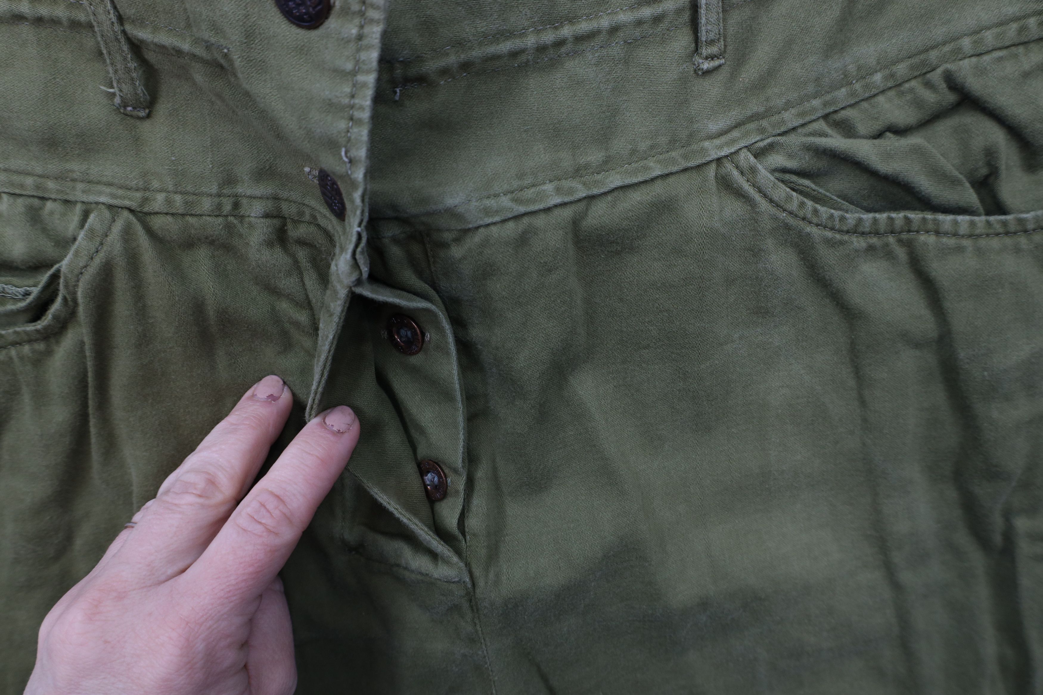 Vintage Vintage 80s 90s Streetwear Military Style High Waist Pants Size 35" - 4 Thumbnail