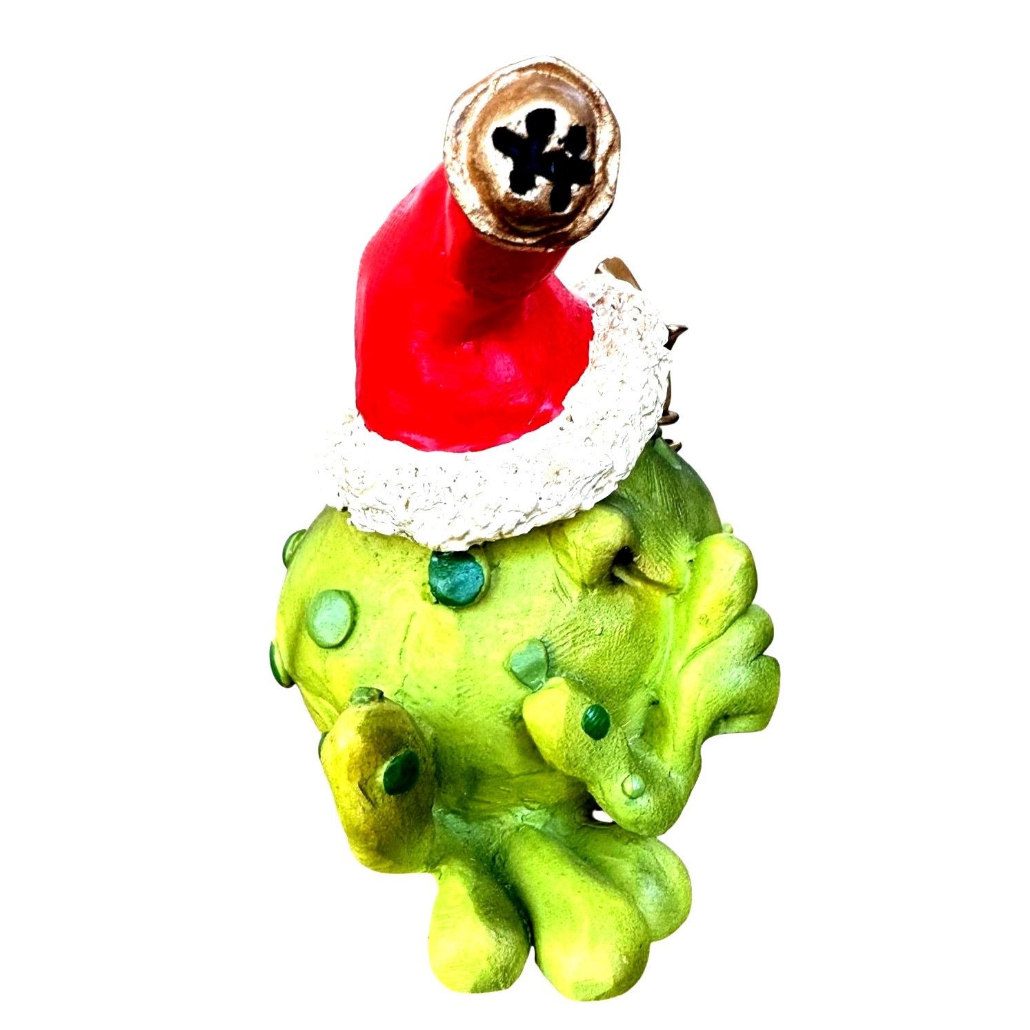 Other Vintage Russ Christmas Douglas Frog Figurine Ho Ho Ho Santa Size ONE SIZE - 8 Thumbnail