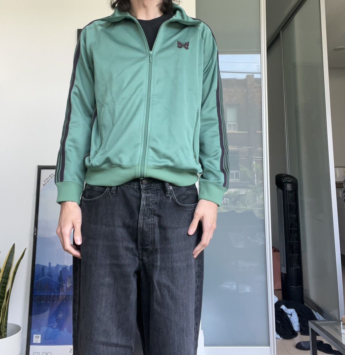 Needles Needles Green Embroidered Track Jacket Size US S / EU 44-46 / 1 - 7 Thumbnail