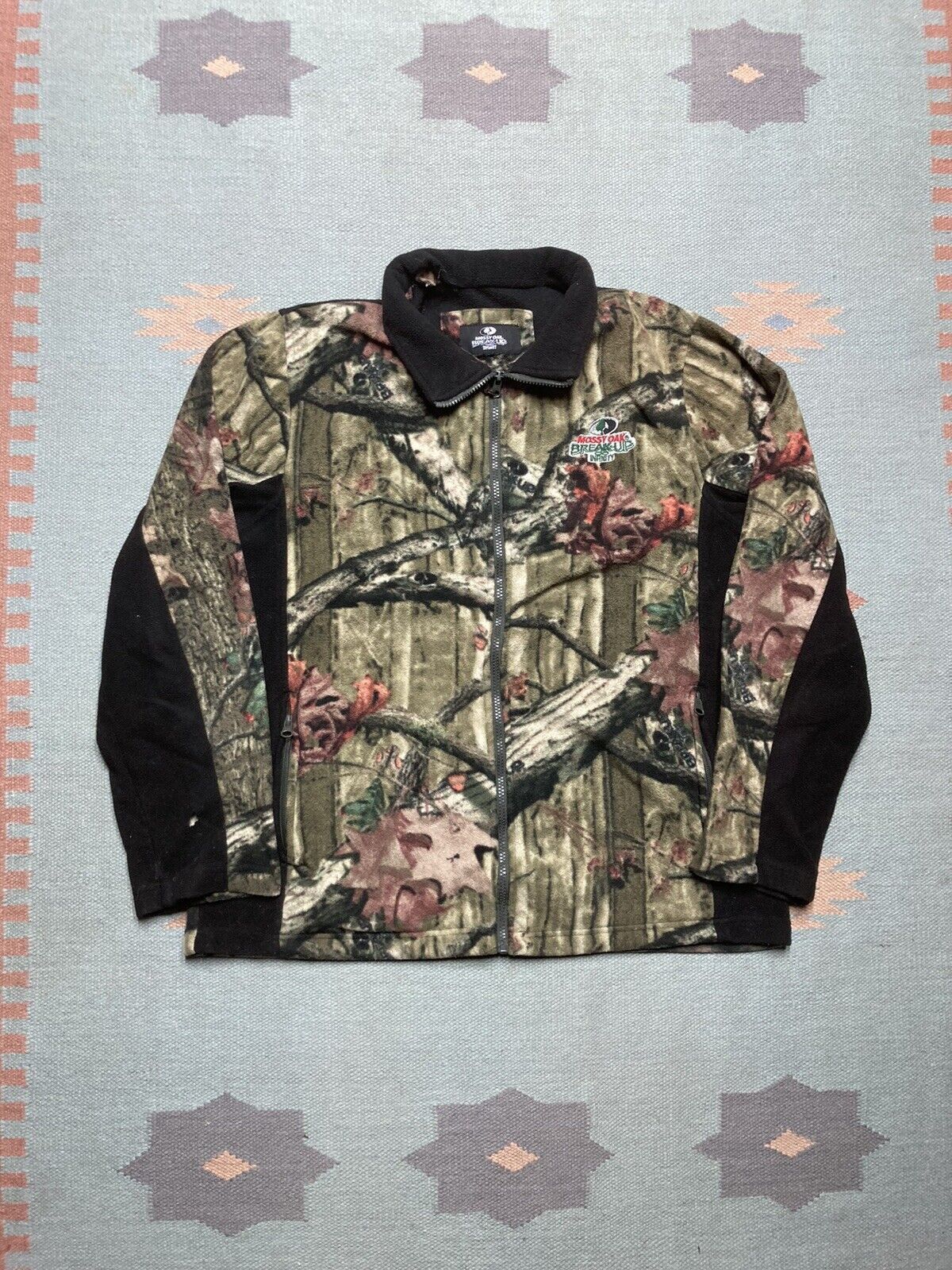 Mossy Oaks × Vintage Mossy oak camo fleece jacket break up infinity hunting XL Size US XL / EU 56 / 4 - 1 Thumbnail