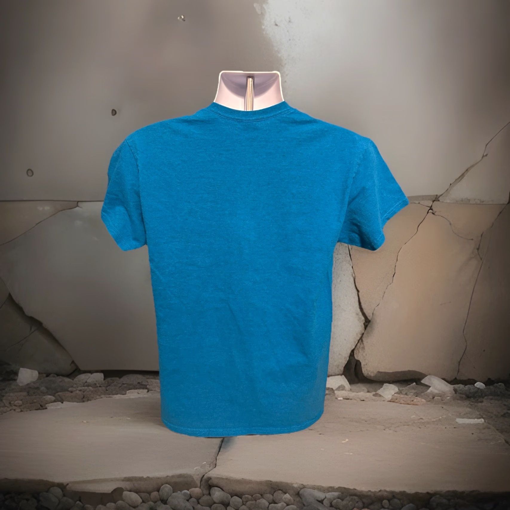 Gildan VINTAGE? No — Slippery Rock University Shirt Unisex Adults M Blue Short Sleeve White Spell Out Shirt Size US M / EU 48-50 / 2 - 5 Thumbnail