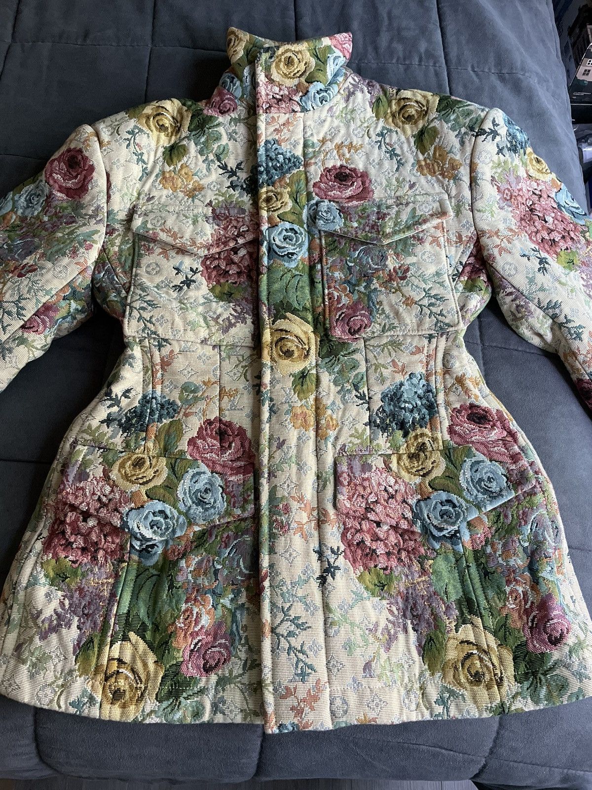 Louis Vuitton Louis Vuitton Floral Monogram Military Field Jacket Size US S / EU 44-46 / 1 - 3 Thumbnail