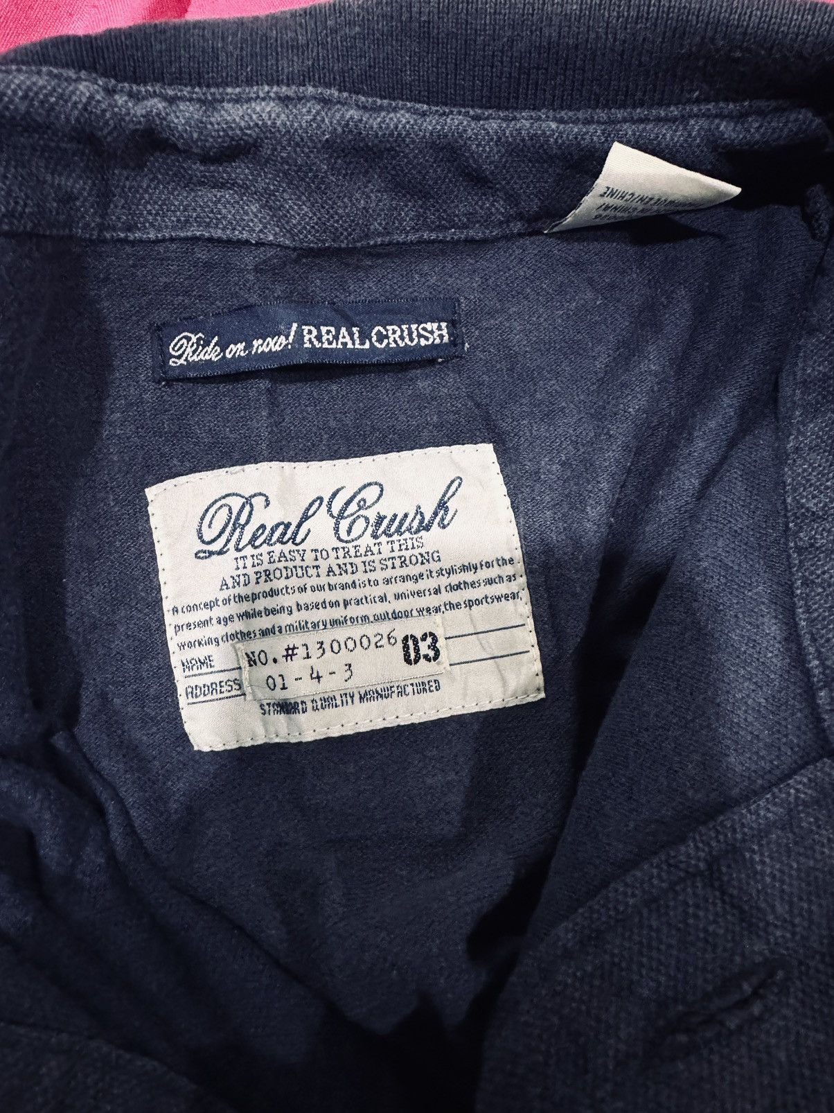 Japanese Brand Real Crush Polo Tee Size US L / EU 52-54 / 3 - 6 Thumbnail