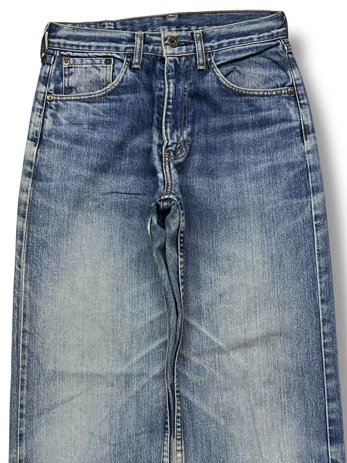 Baggy Vintage 90s Levi’s 504 japan - Faded Wash, Distressed