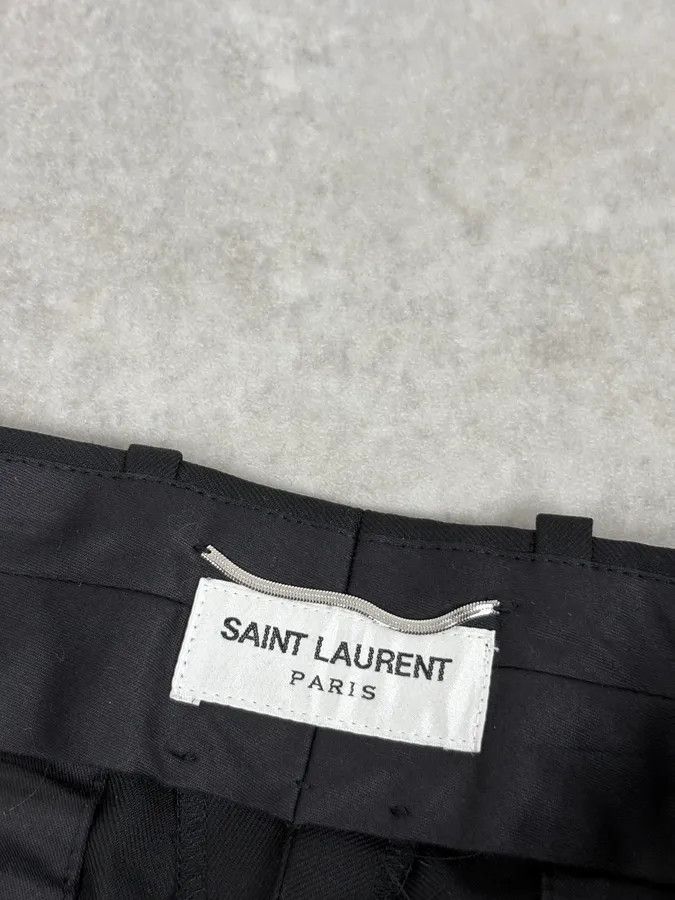 Saint Laurent Paris SS2012 Saint Laurent Black Classy Tailored Pants by Hedi Slimane Size US 32 / EU 48 - 9 Thumbnail