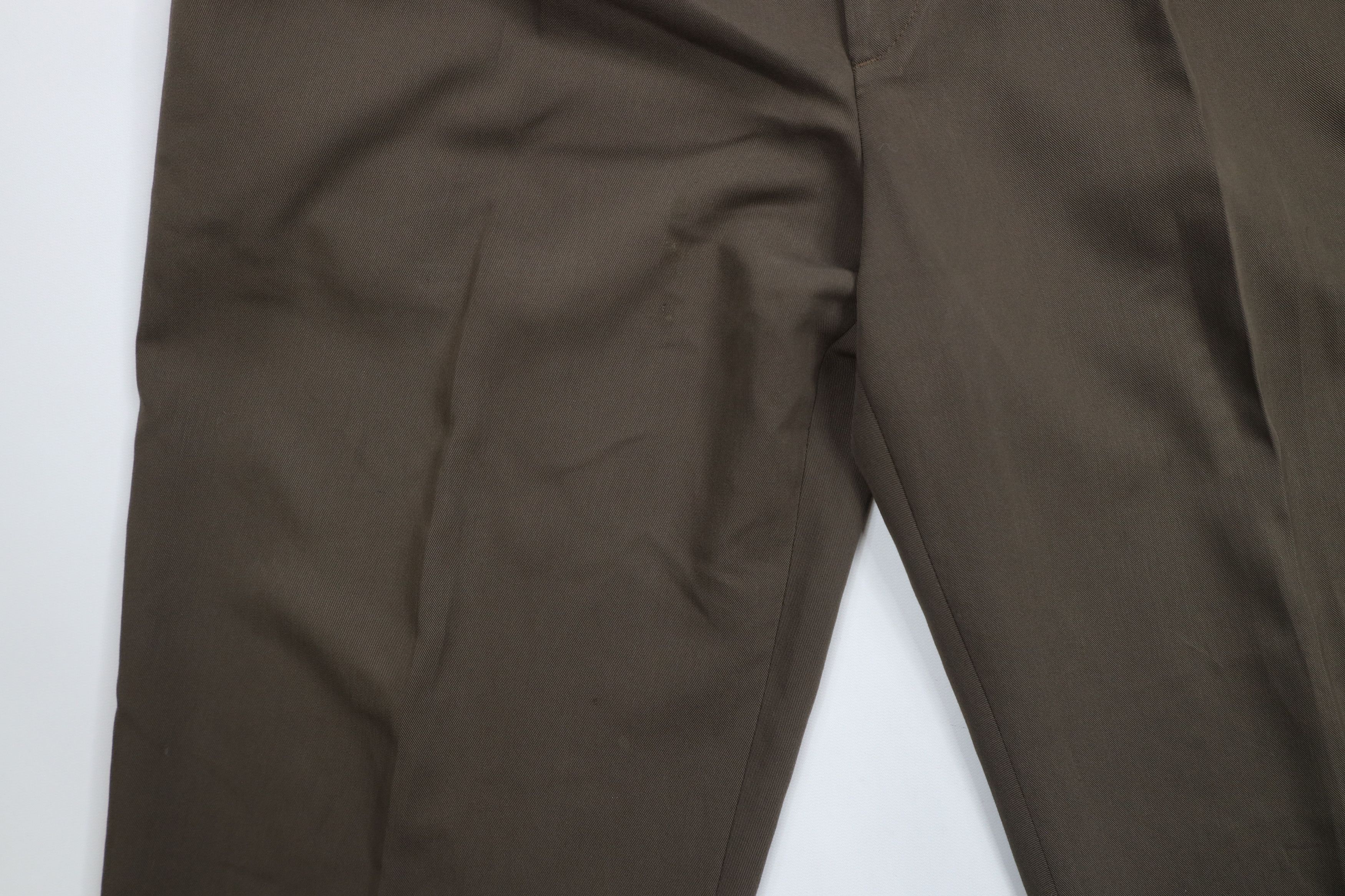Levi's × Vintage Vintage 90s Levis Rayon Blend Wide Leg Chino Pants Brown USA Size US 36 / EU 52 - 8 Thumbnail