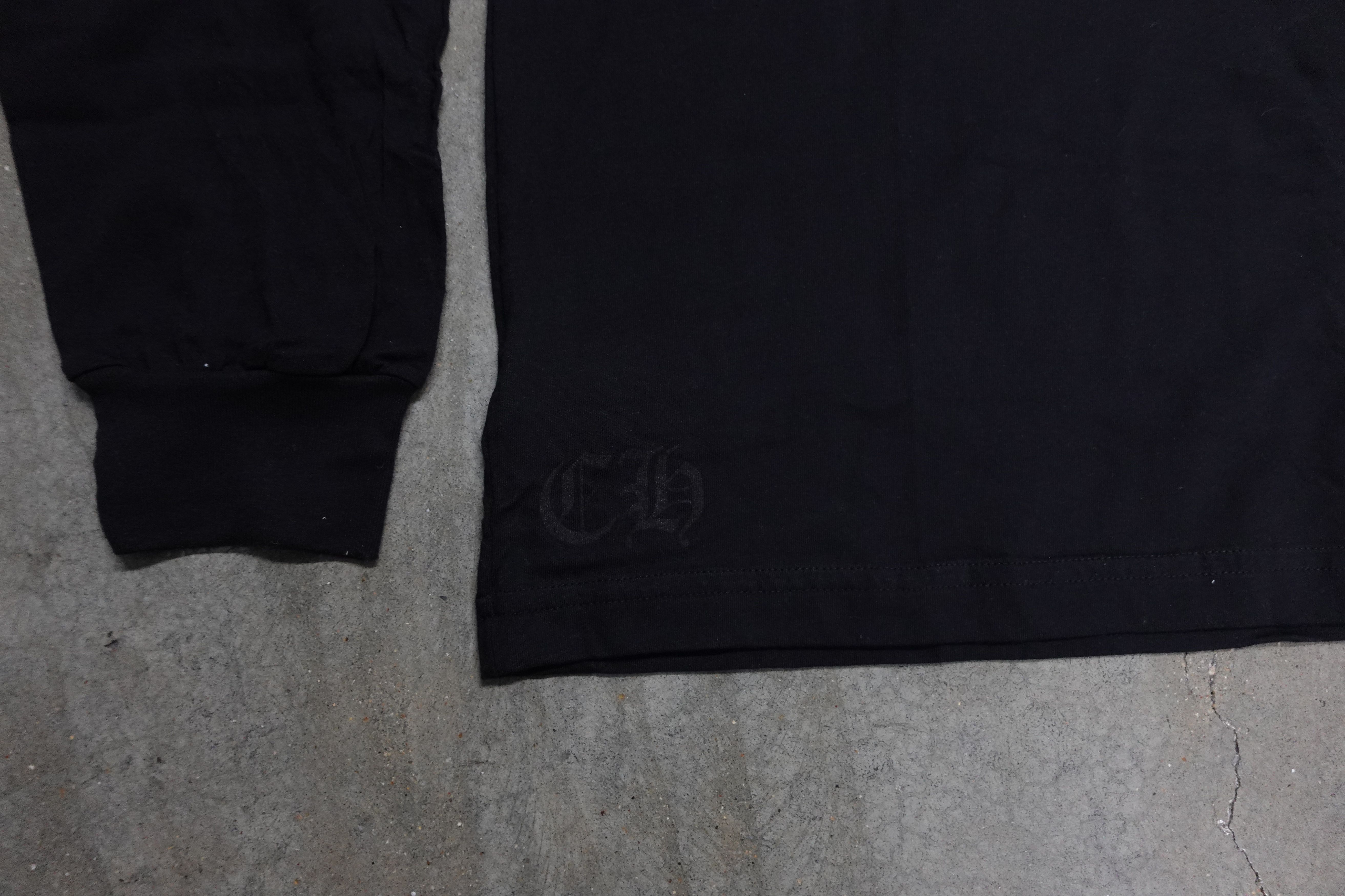 Chrome Hearts CHROME HEARTS 1988 LONG SLEEVE T SHIRT BLACK BLUE Size US XL / EU 56 / 4 - 3 Thumbnail