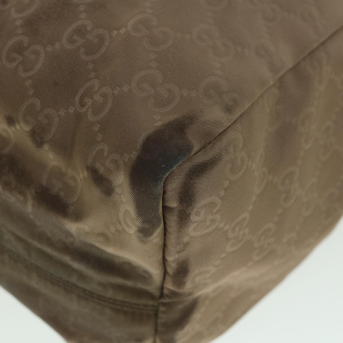 Gucci GUCCI GG Canvas Tote Bag Brown Size ONE SIZE - 10 Thumbnail