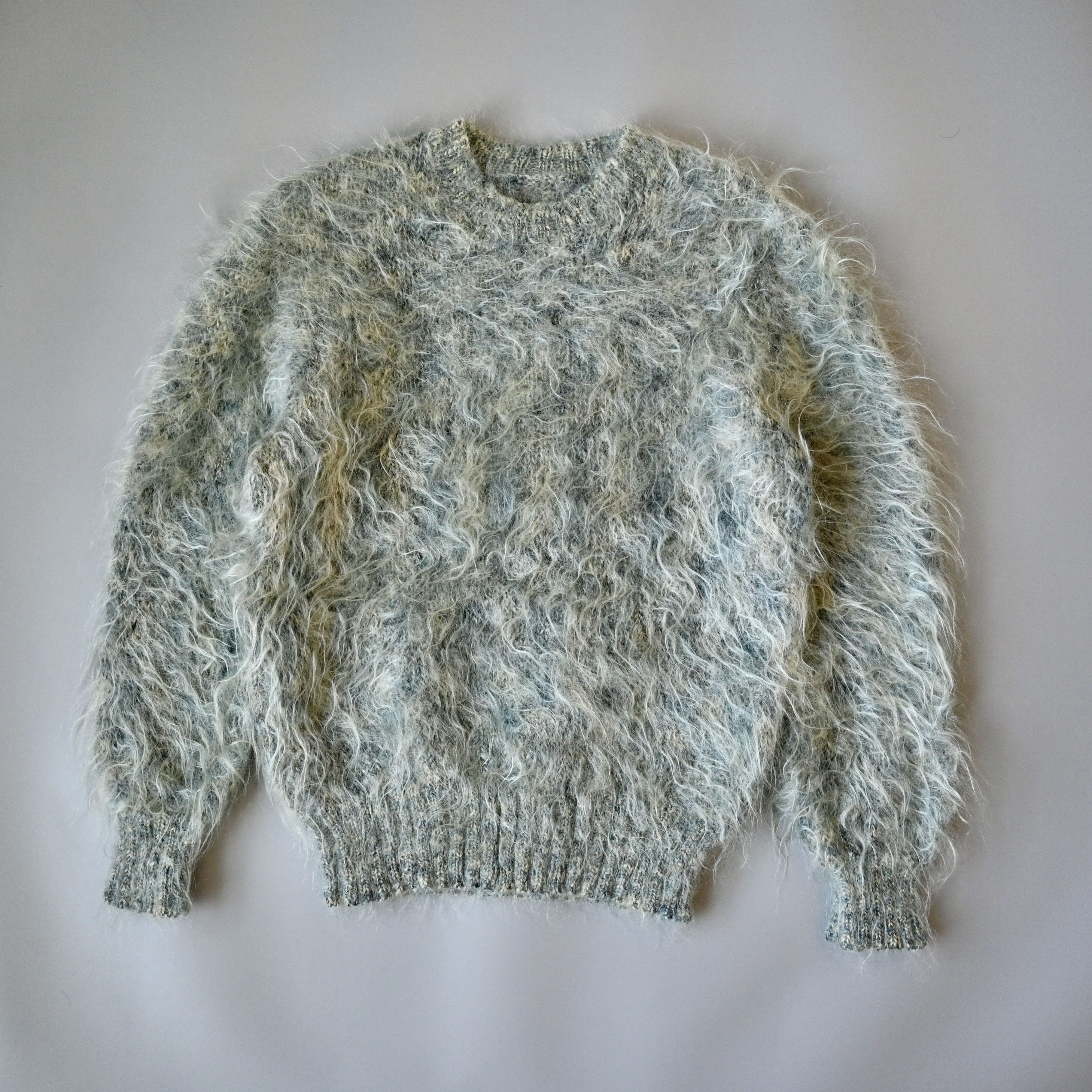 Vintage Super hairy, vintage 1990s Mohair-mix knit yeti sweater Size US S / EU 44-46 / 1 - 1 Thumbnail