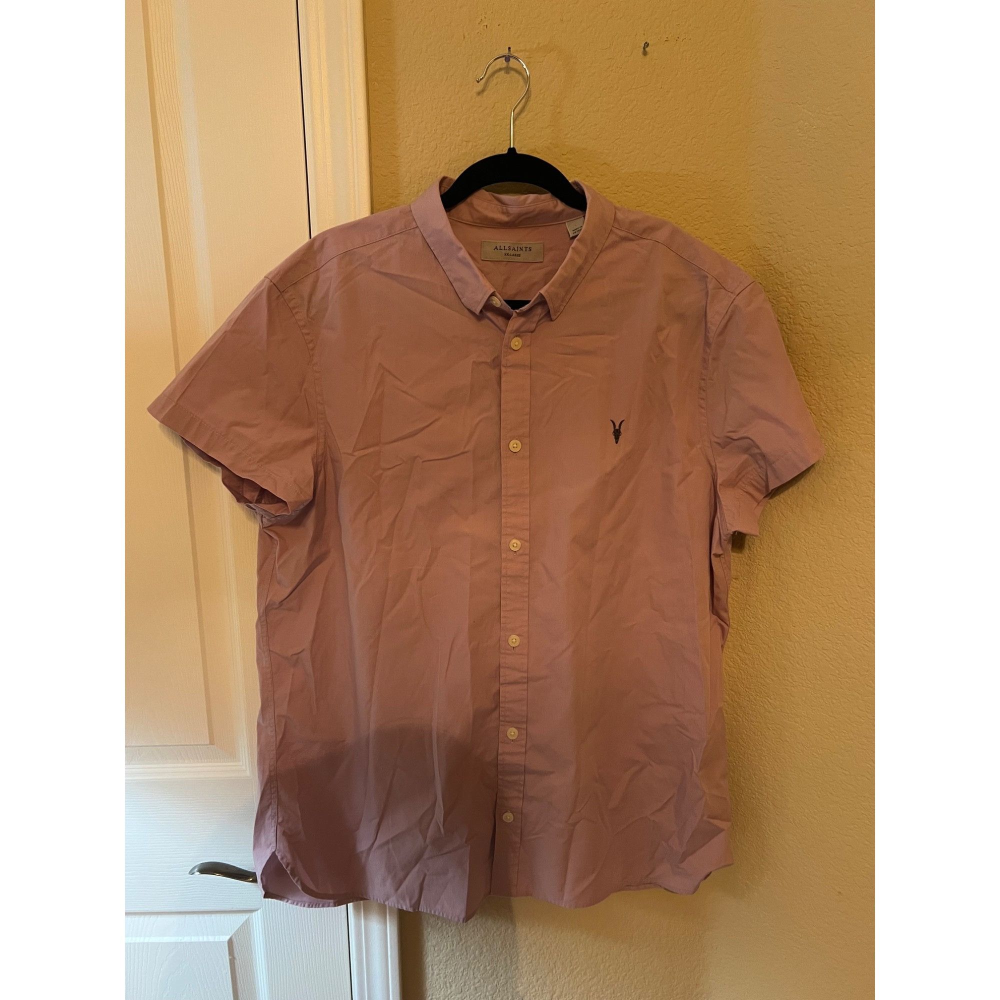 Allsaints Allsaints Riviera Short Sleeve Button Up - Size XXL Size US XXL / EU 58 / 5 - 2 Thumbnail