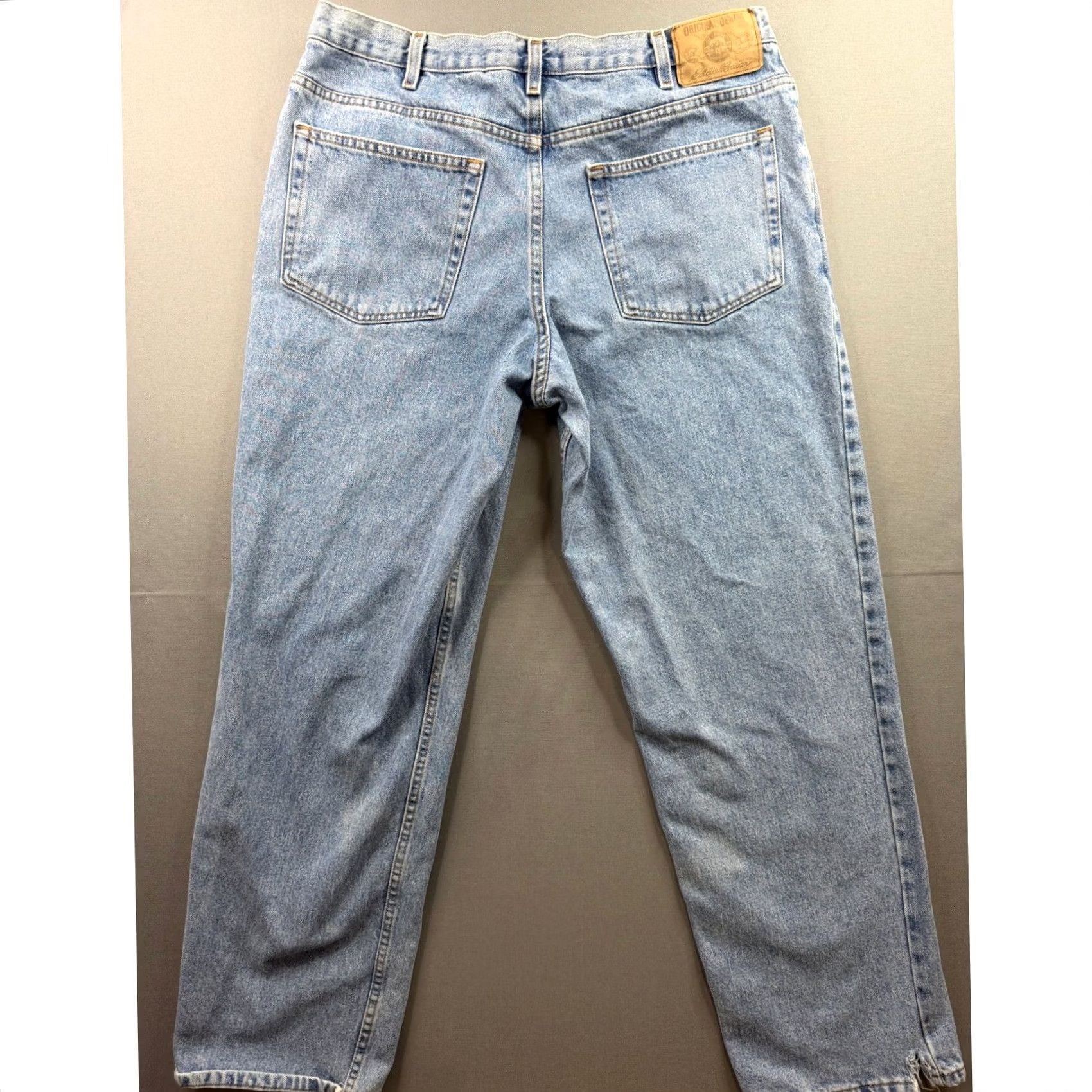 Eddie Bauer Eddie Bauer Relaxed Fit Jeans Mens Light Blue 5-Pocket Denim 100% Cotton 38x34 Jeans Size US 38 / EU 54 - 2 Thumbnail
