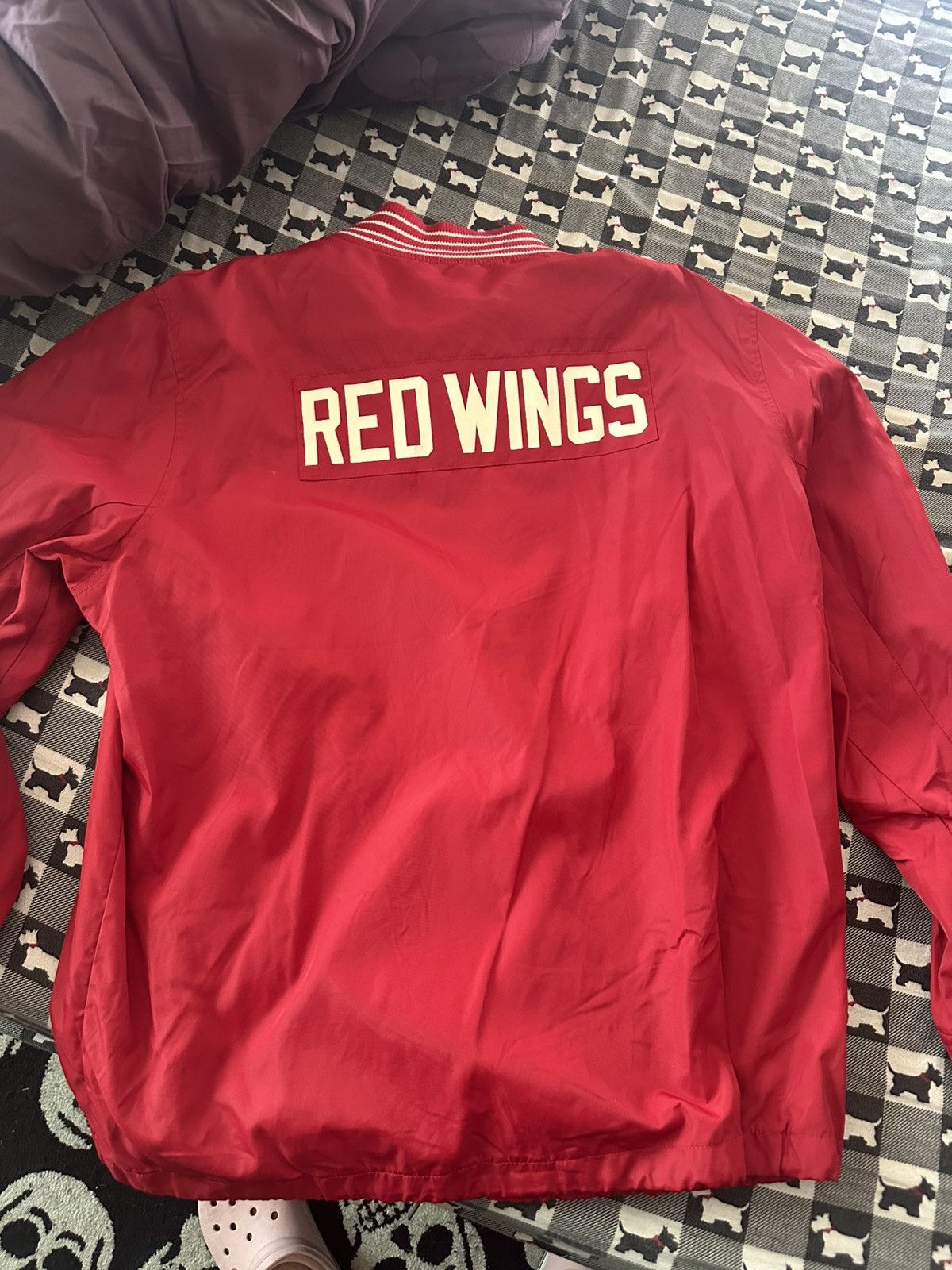 Mitchell & Ness Red wings wind breaker Size US XL / EU 56 / 4 - 3 Thumbnail