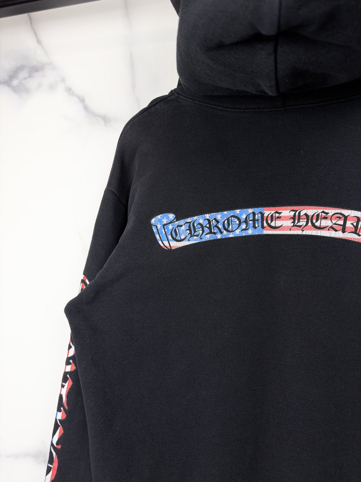 Chrome Hearts Chrome Hearts Thrashed Matty Boy USA Flag Scroll Hoodie Size US M / EU 48-50 / 2 - 3 Thumbnail