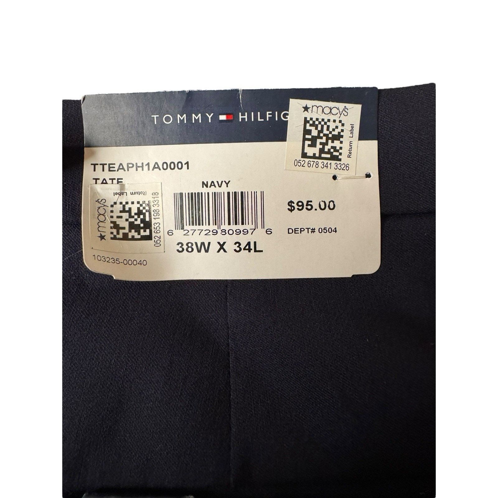 Tommy Hilfiger Tommy Hilfiger NEW Pants Straight Leg The Flex Stretch Blue Size US 38 / EU 54 - 9 Thumbnail