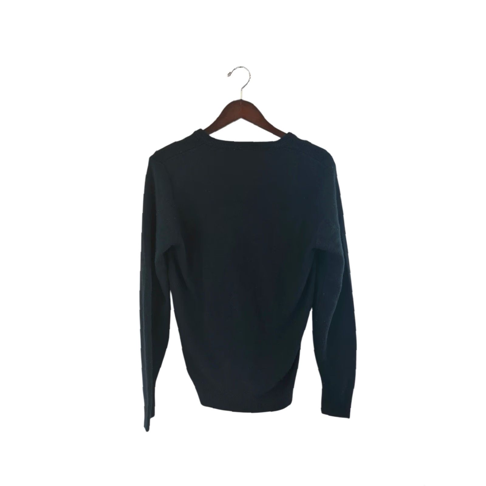 Pierre Cardin VINTAGE Pierre Cardin V-Neck Sweater Mens M Black 80s USA Made NWT Deadstock Embroidered Chest Logo Size US M / EU 48-50 / 2 - 7 Thumbnail