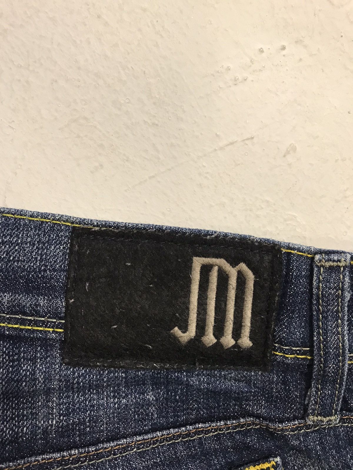 Japanese Brand Buiry Couture Indigo Denim Straight Cut Fits Size 34 Size US 34 / EU 50 - 8 Thumbnail