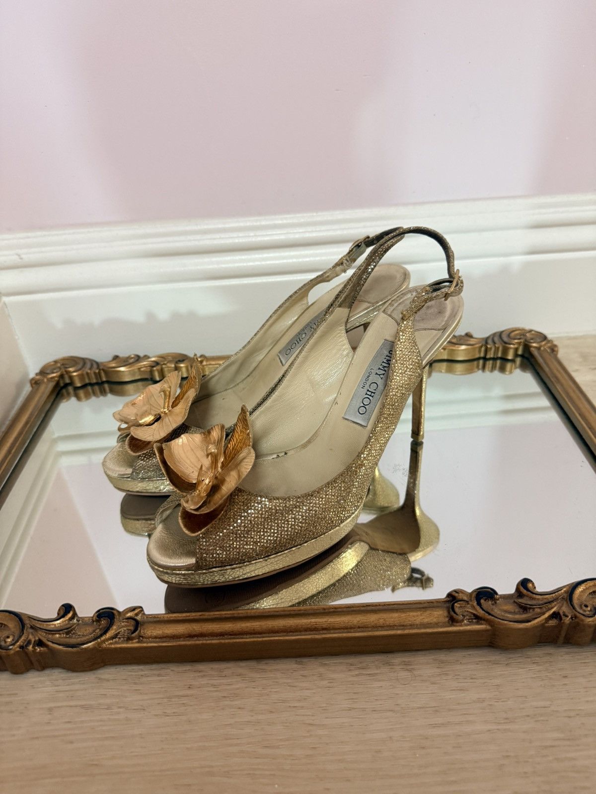 Jimmy Choo Jimmy Choo sandals shoes butterfly orchid 9.5 US 39.5 Y2K Size US 9.5 / IT 39.5 - 9 Thumbnail