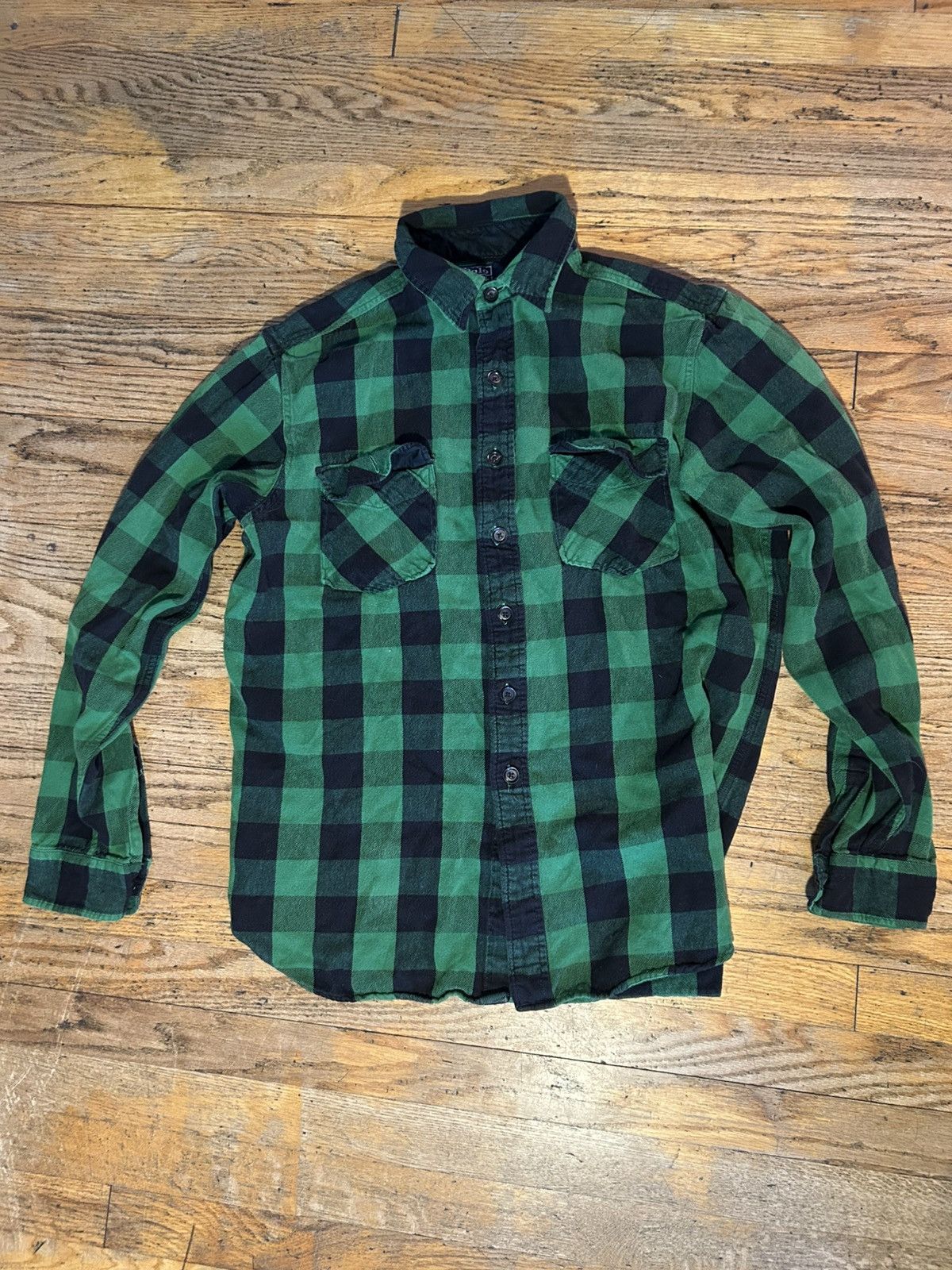 Polo Ralph Lauren Polo Ralph Lauren black and green flannel button shirt Size US L / EU 52-54 / 3 - 1 Thumbnail