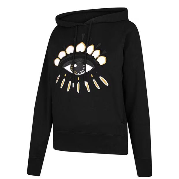 Kenzo o1g2r1mq1024 Eye Icon Oth Hoodie in Black Size XXS / US 00 / IT 34 - 3 Thumbnail