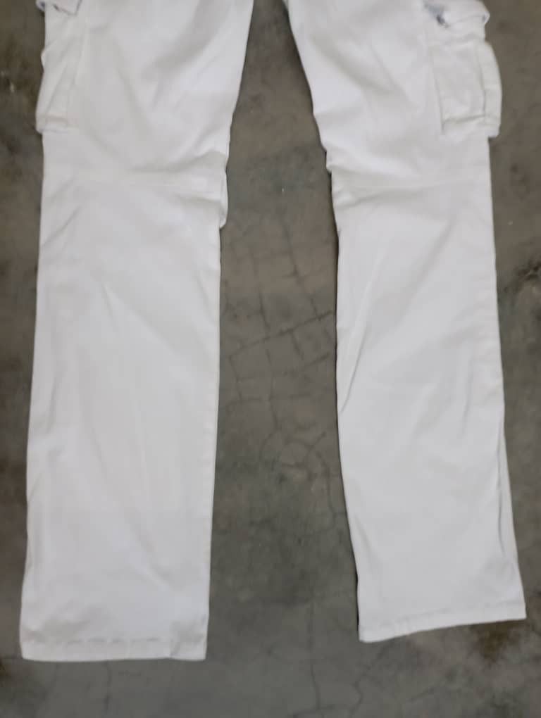 Tete Homme Like New Japan White Cargo Multi pocket Lyric Pant Size US 30 / EU 46 - 6 Thumbnail