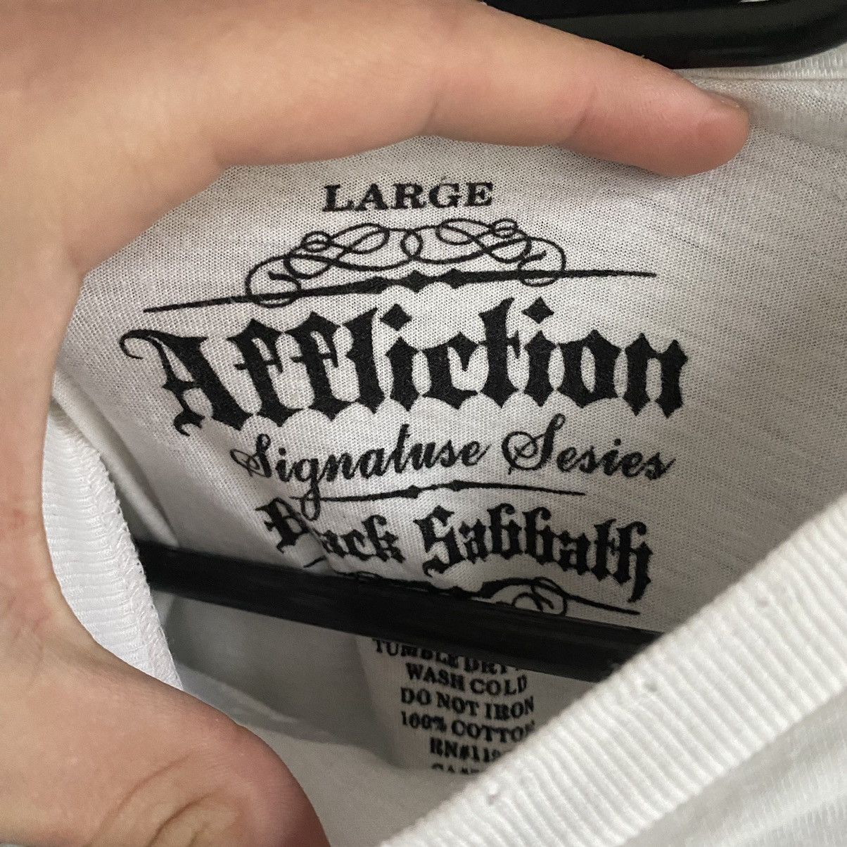 Affliction RARE AFFLICTION X BLACK SABBATH SKELETON SKINNY T SHIRT Size US S / EU 44-46 / 1 - 8 Thumbnail