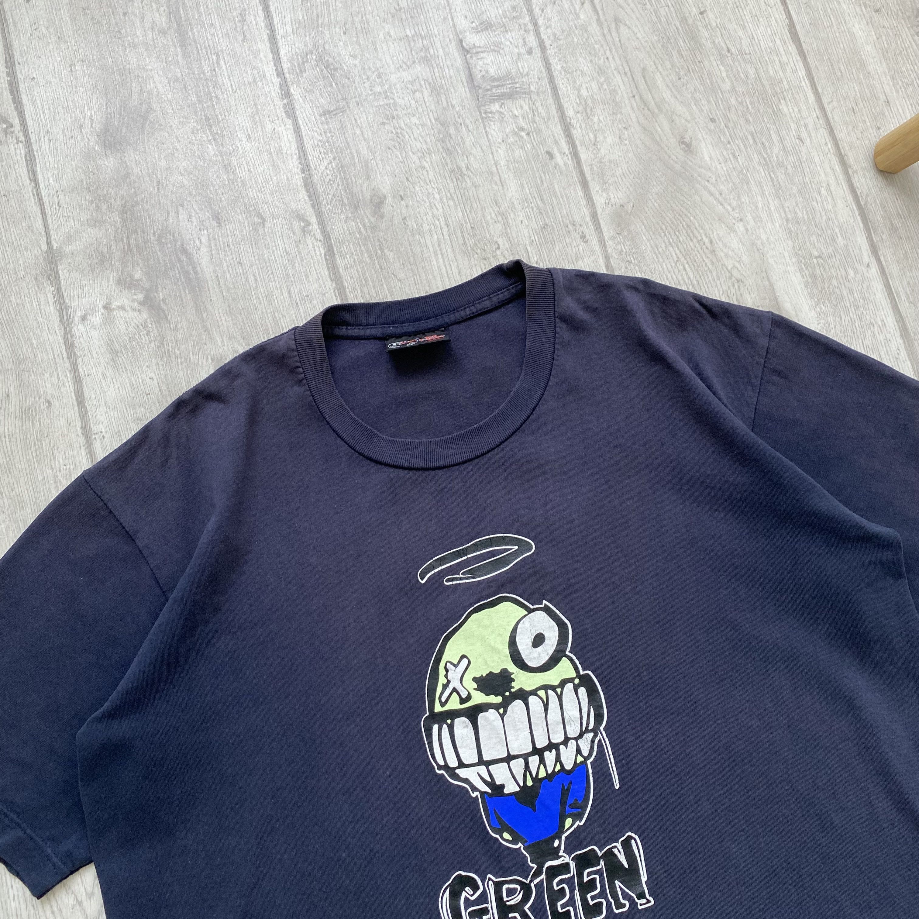 Band Tees 🔥 Vintage 90s Faded Green Day Boxy tee Heavy rock band Size US M / EU 48-50 / 2 - 3 Thumbnail