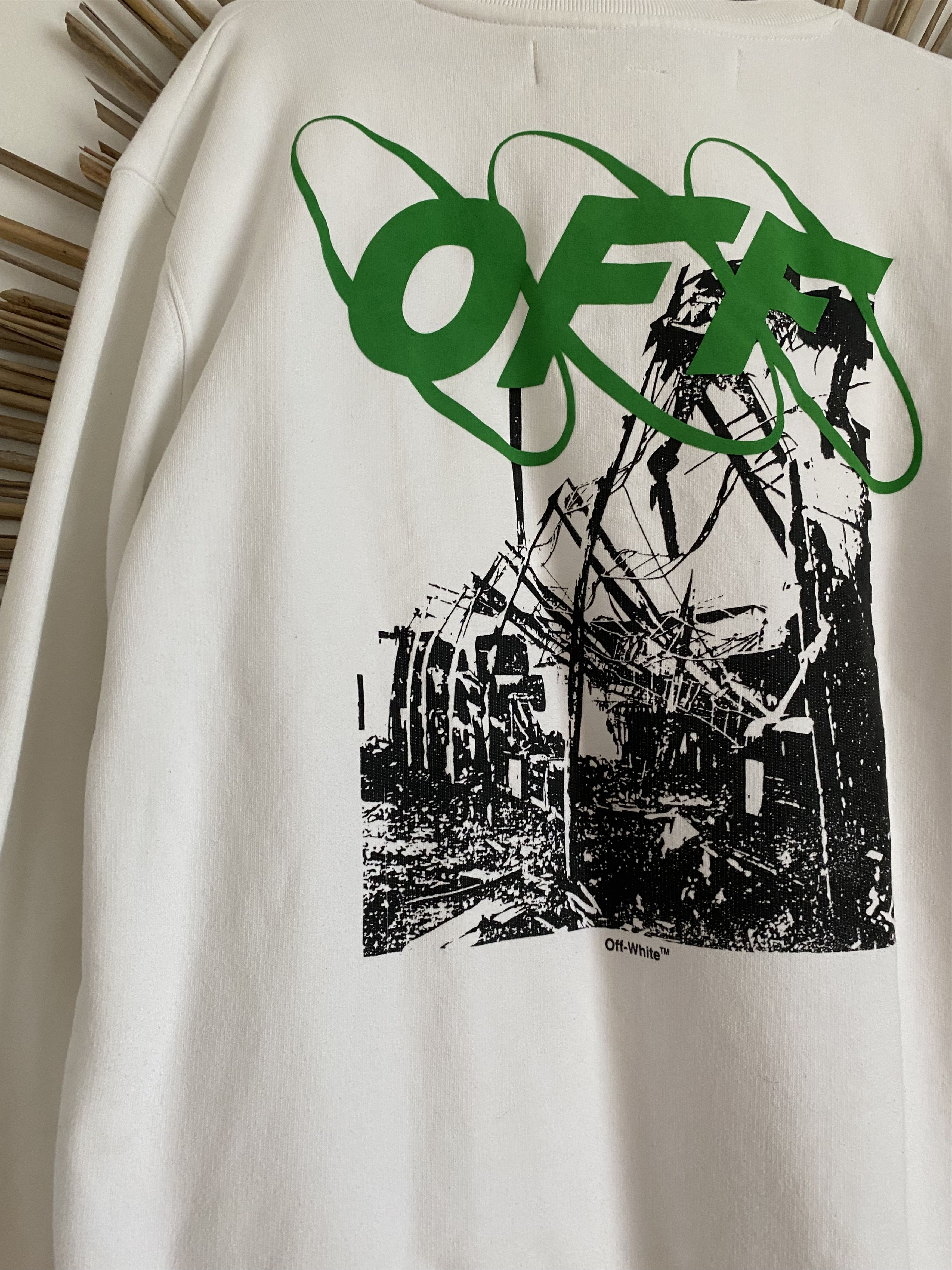 Off-White Off-White Main Label fall-winter 19-20 rare sweatshirt Size US L / EU 52-54 / 3 - 7 Thumbnail