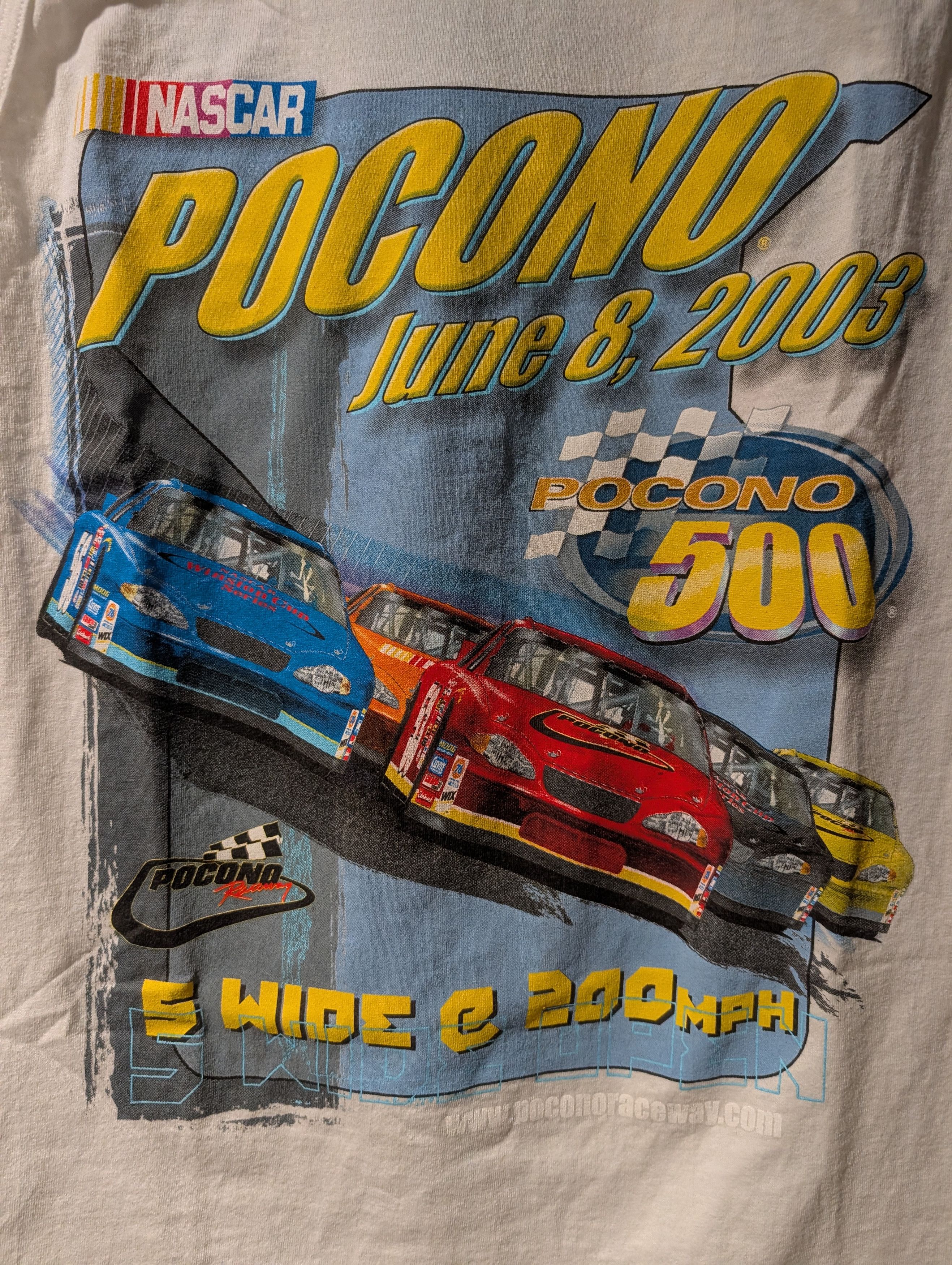 NASCAR Vintage 2003 Pocono 500 NASCAR Tank Top Chase Authentic Size US XL / EU 56 / 4 - 2 Thumbnail