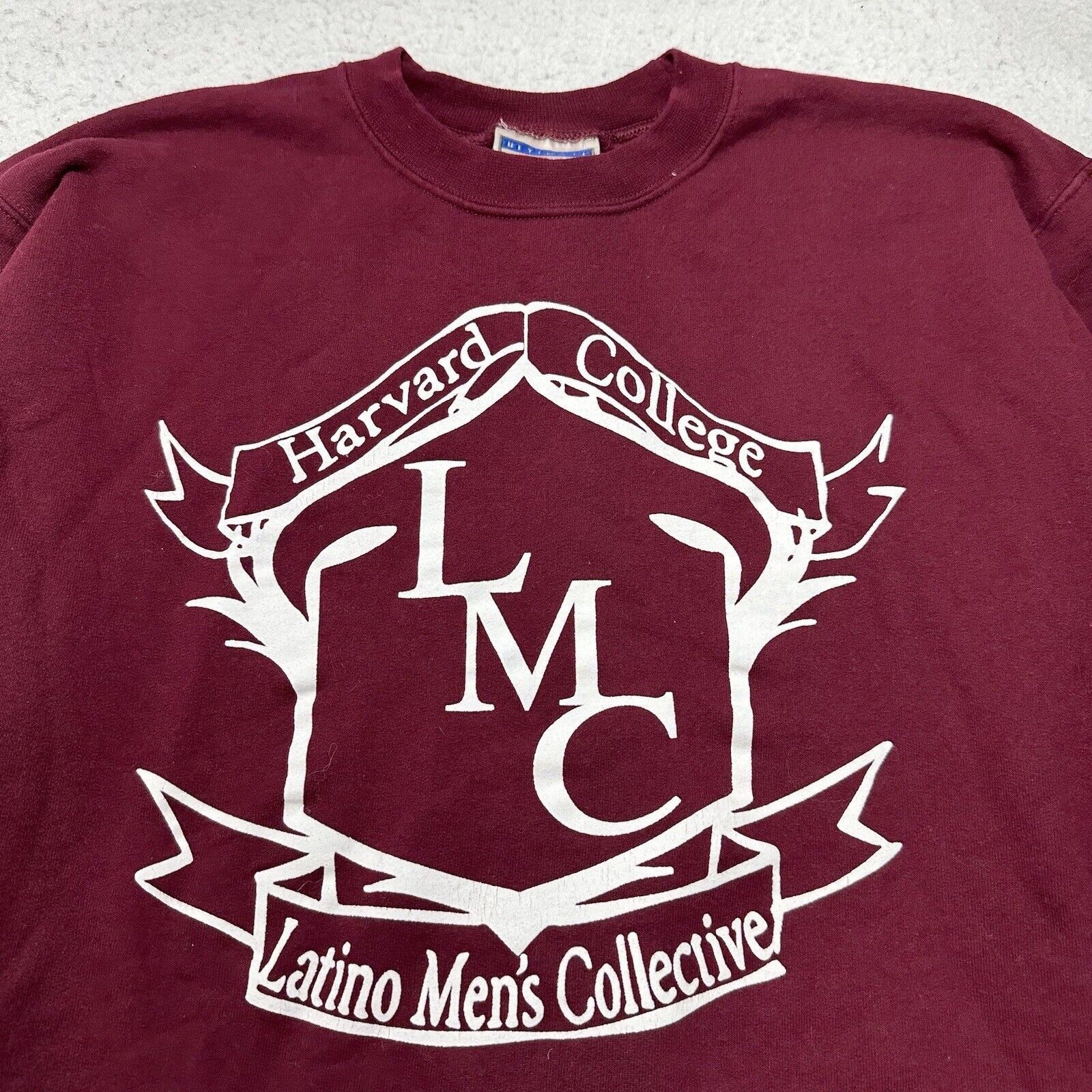 Hanes Vintage Harvard College Latino Collective Sweatshirt Hanes Size US S / EU 44-46 / 1 - 2 Thumbnail
