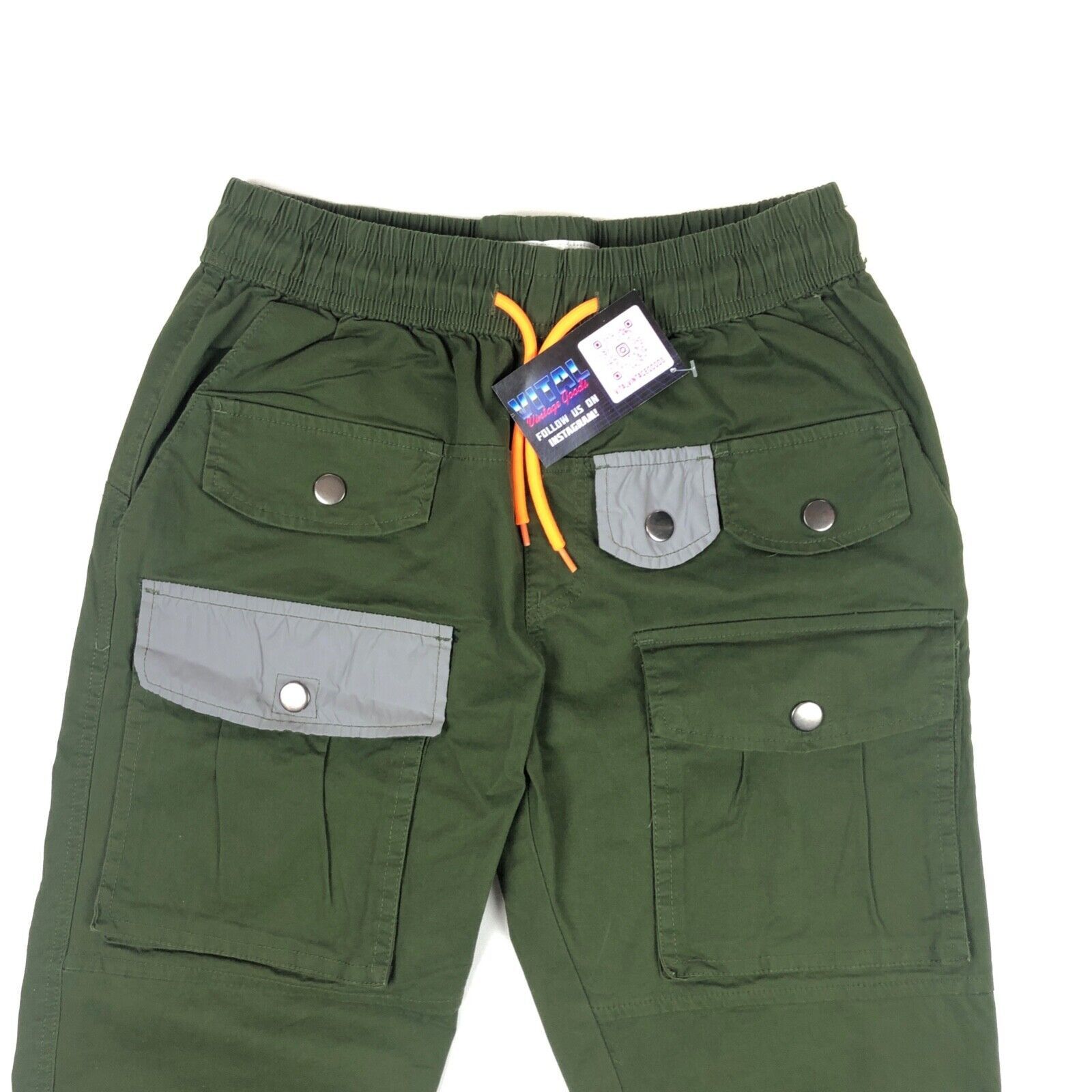Blanc Noir Maison Noir Premium Jogger Cargo Olive Green Pants Bottoms Size US 30 / EU 46 - 2 Thumbnail