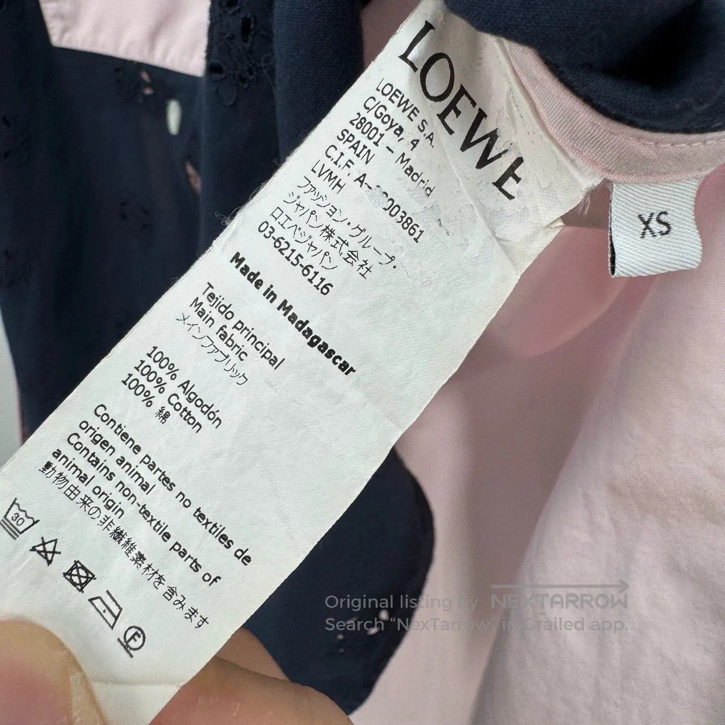Loewe Loewe Colorblock Logo Embroidered Shirt. Size US XS / EU 42 / 0 - 6 Thumbnail