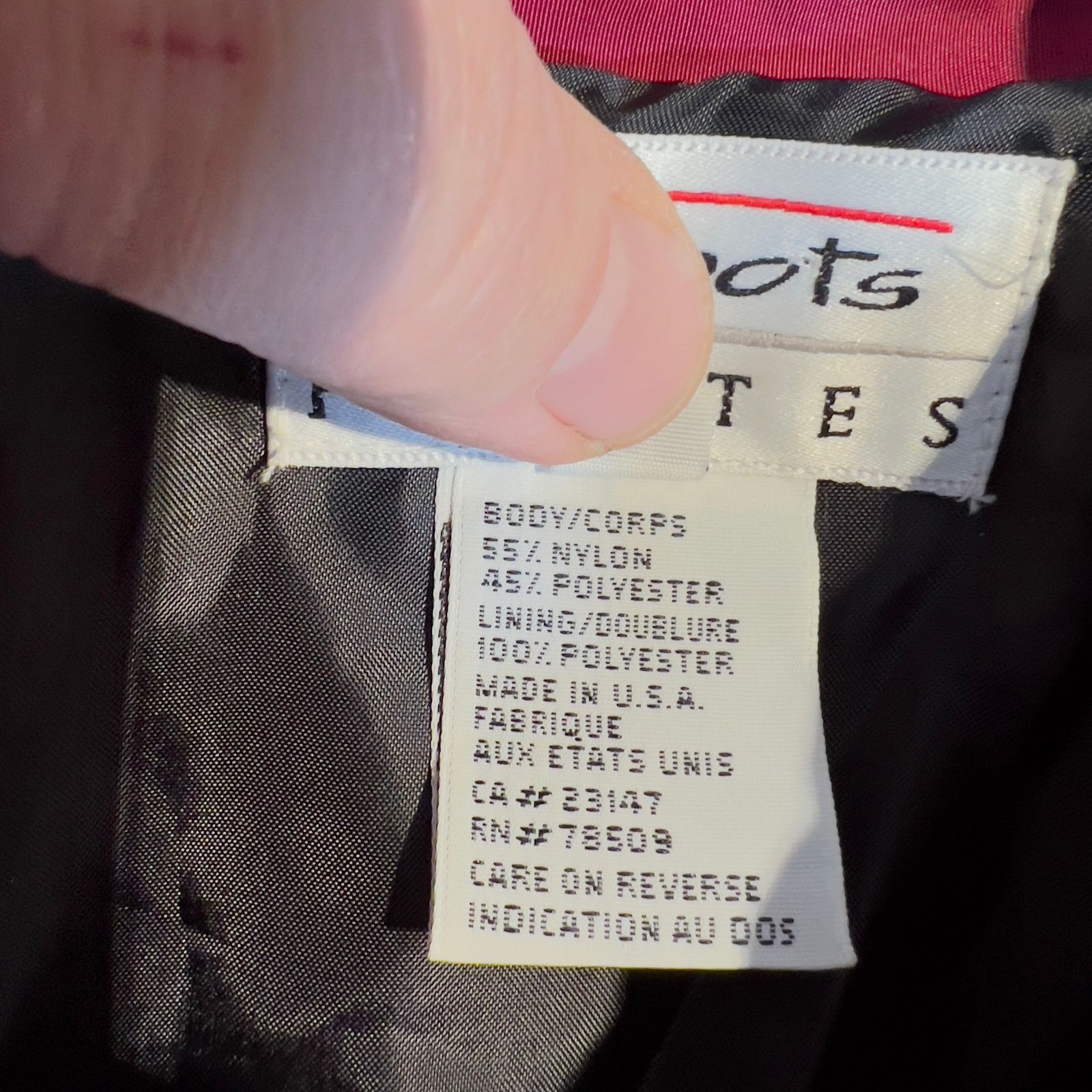 Other Talbots Petites Quilted Vest Womans S Cranberry Red Full Zip Size S / US 4 / IT 40 - 3 Thumbnail